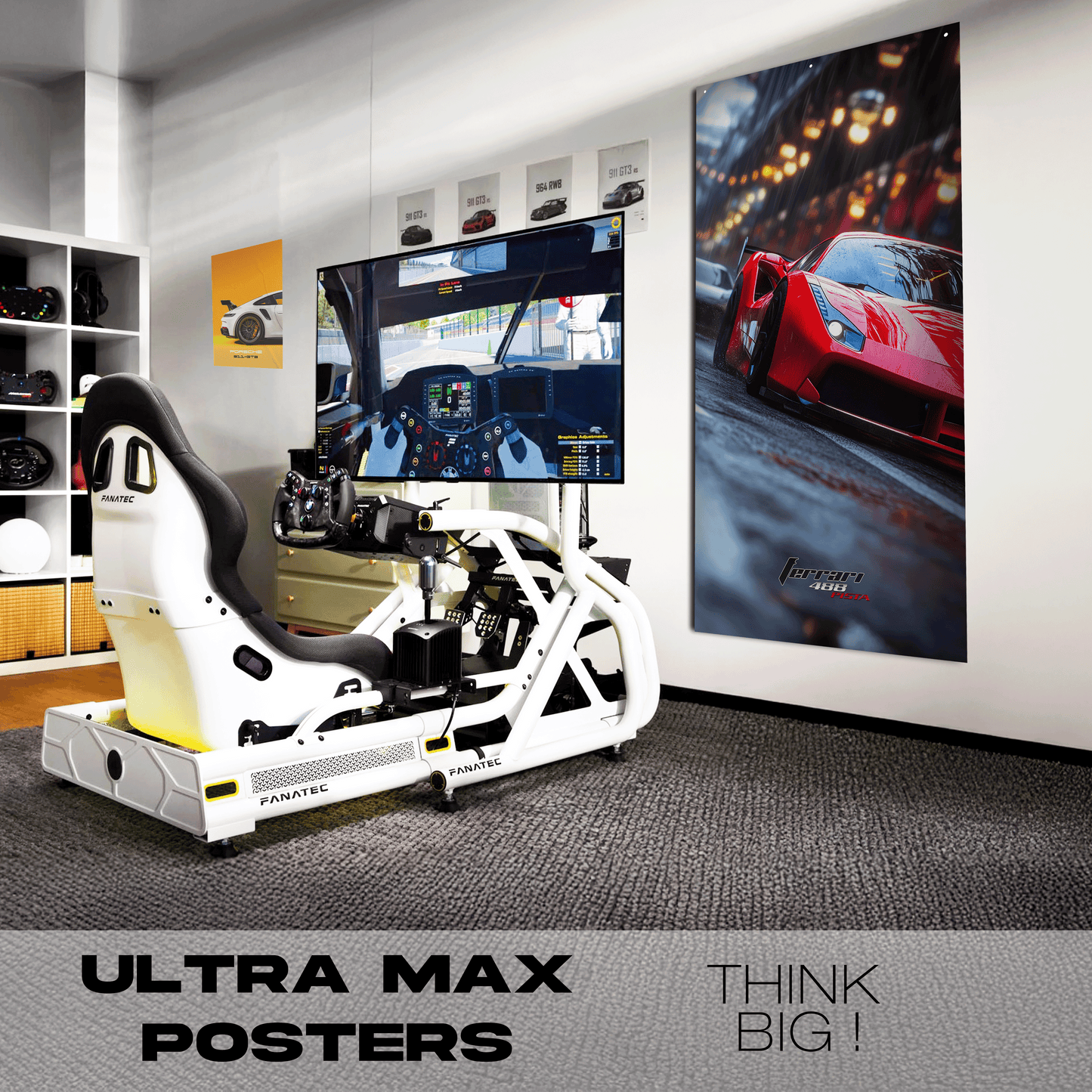 Ferrari 488 - Ultra Max Poster