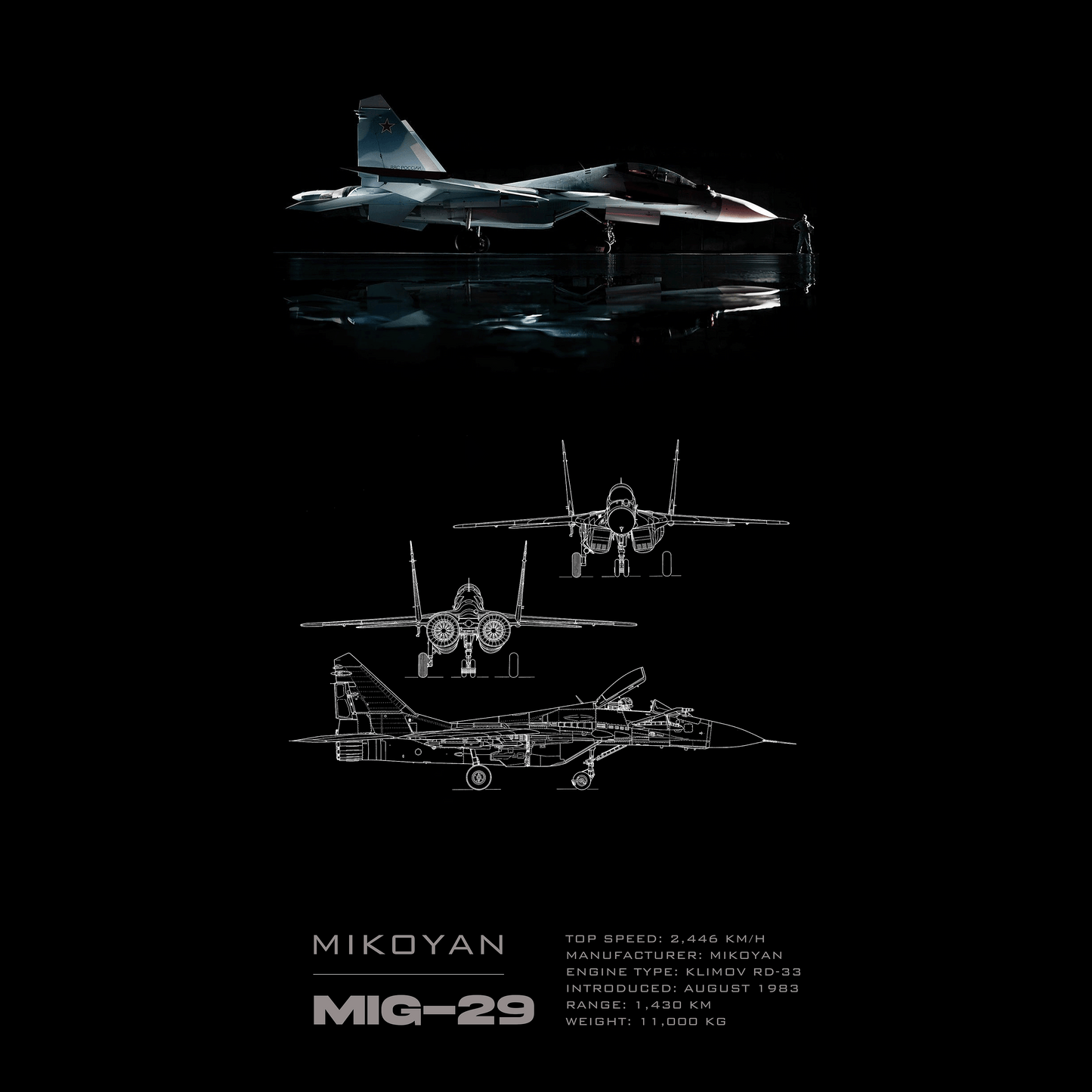Fighter Jet MIG29 - Ultra Max Poster