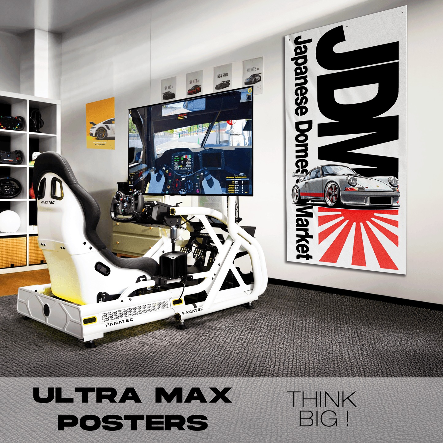 JDM Porsche Xtra - Ultra Max Poster