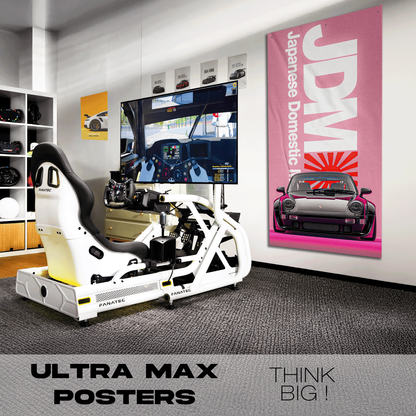 JDM Porsche - Ultra Max Poster