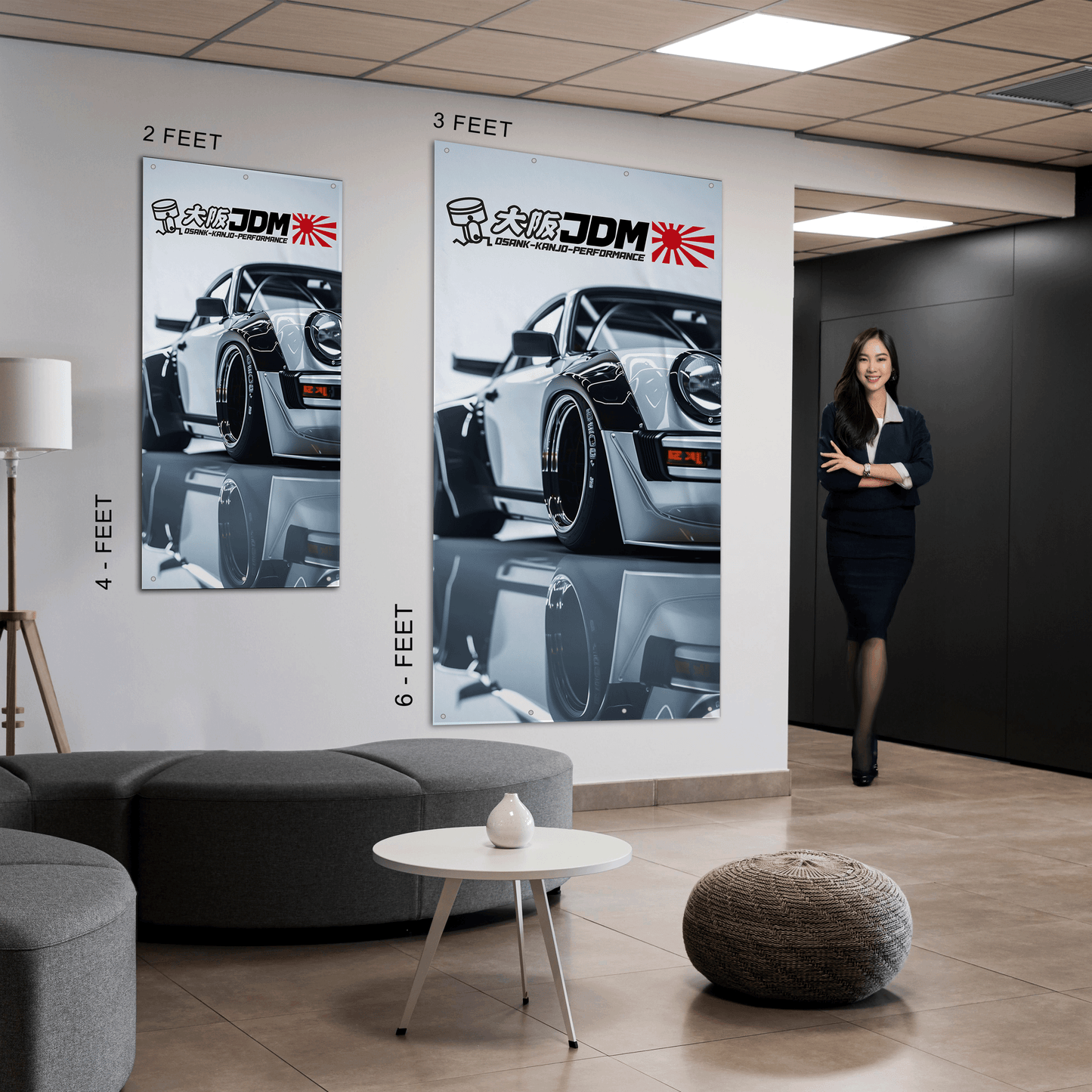 JDM Porsche Osank Kanjo - Ultra Max Poster