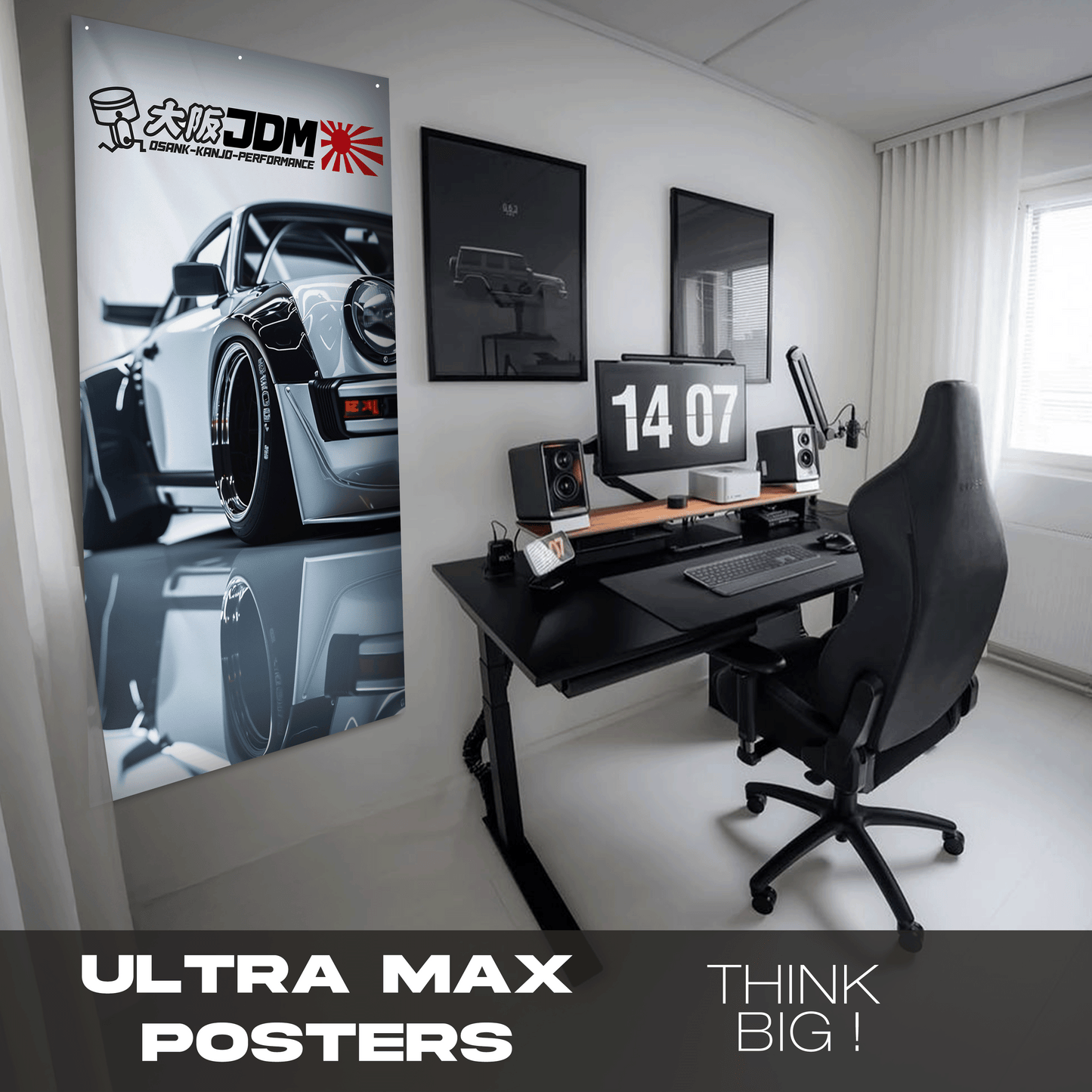 JDM Porsche Osank Kanjo - Ultra Max Poster
