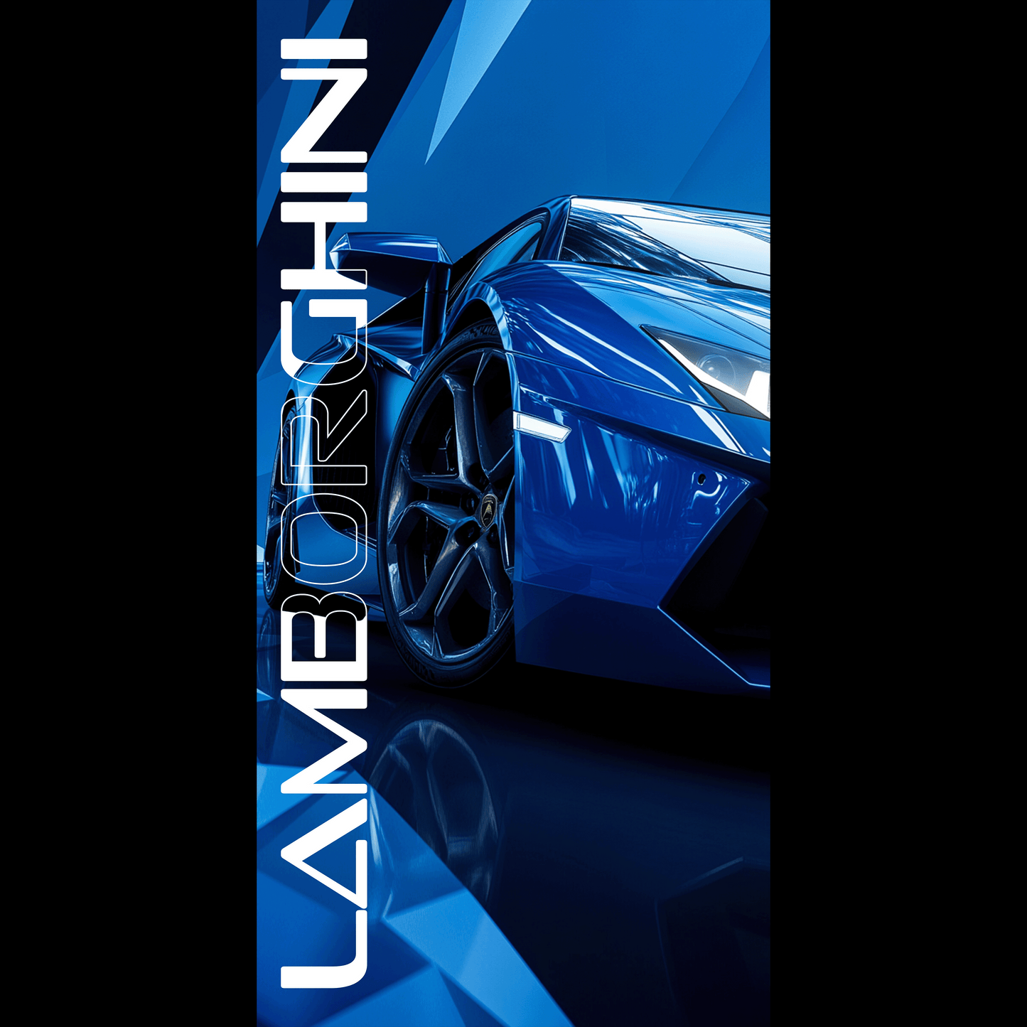 Lamborghini Blue - Ultra Max Poster