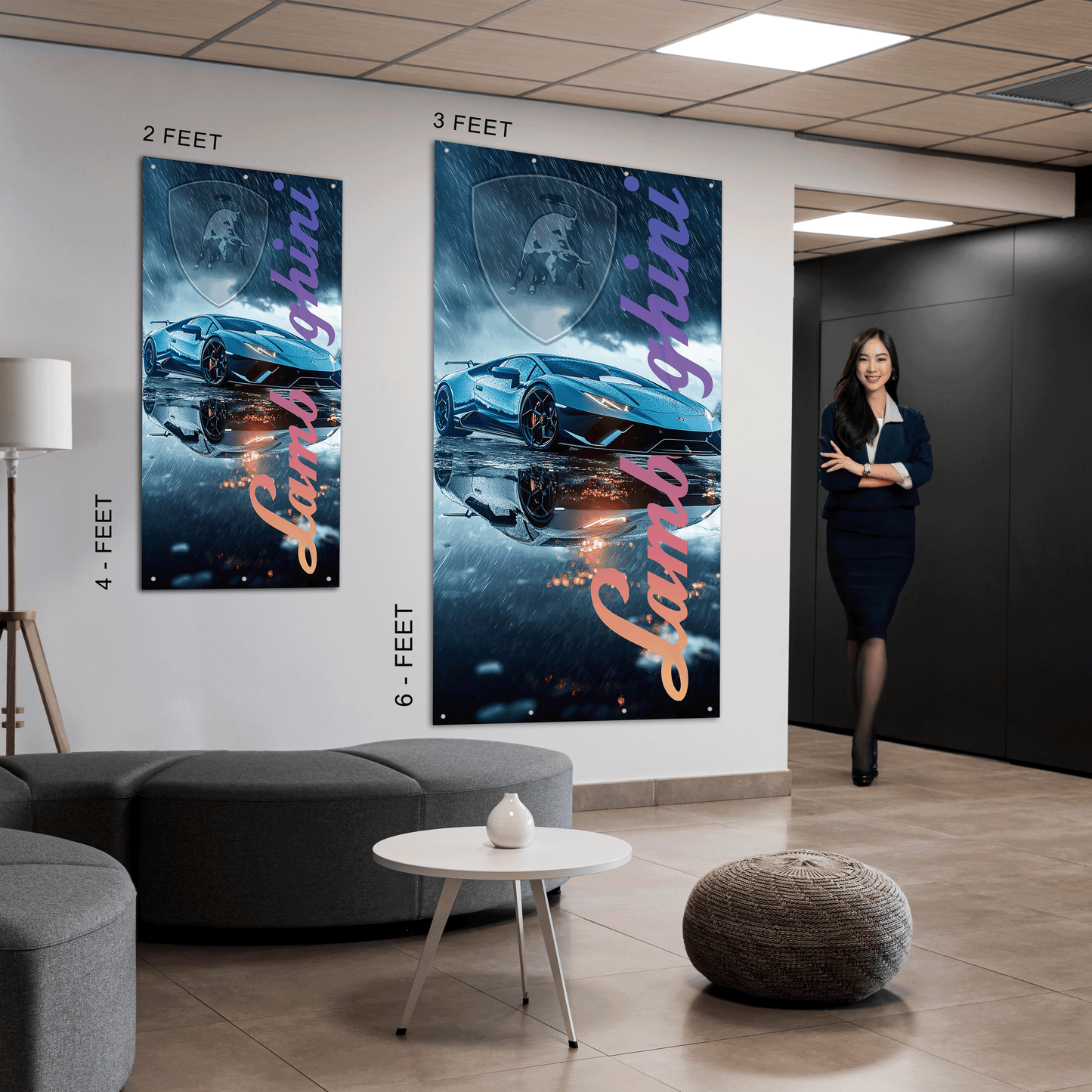 Lamborghini Grey - Ultra Max Poster