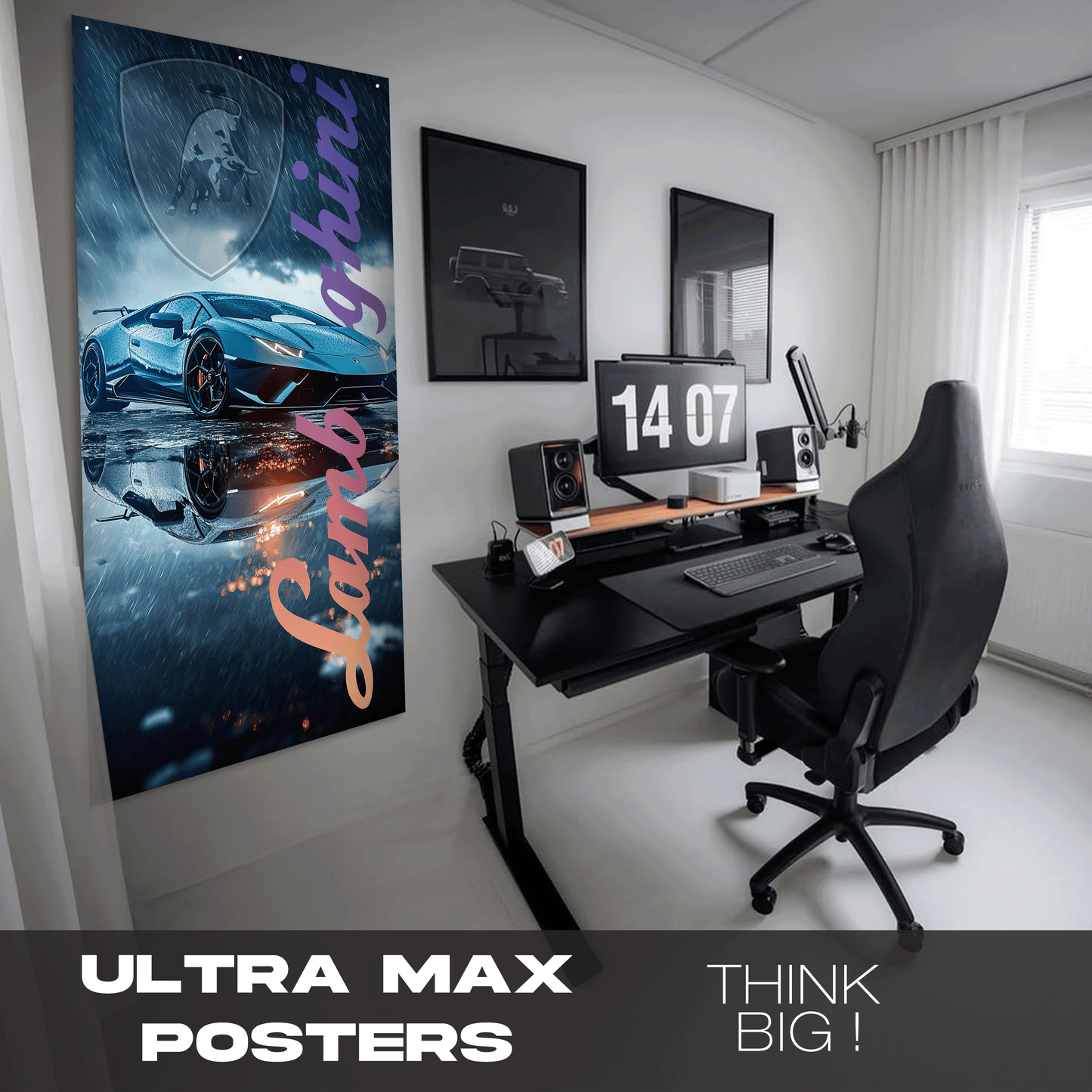 Lamborghini Grey - Ultra Max Poster