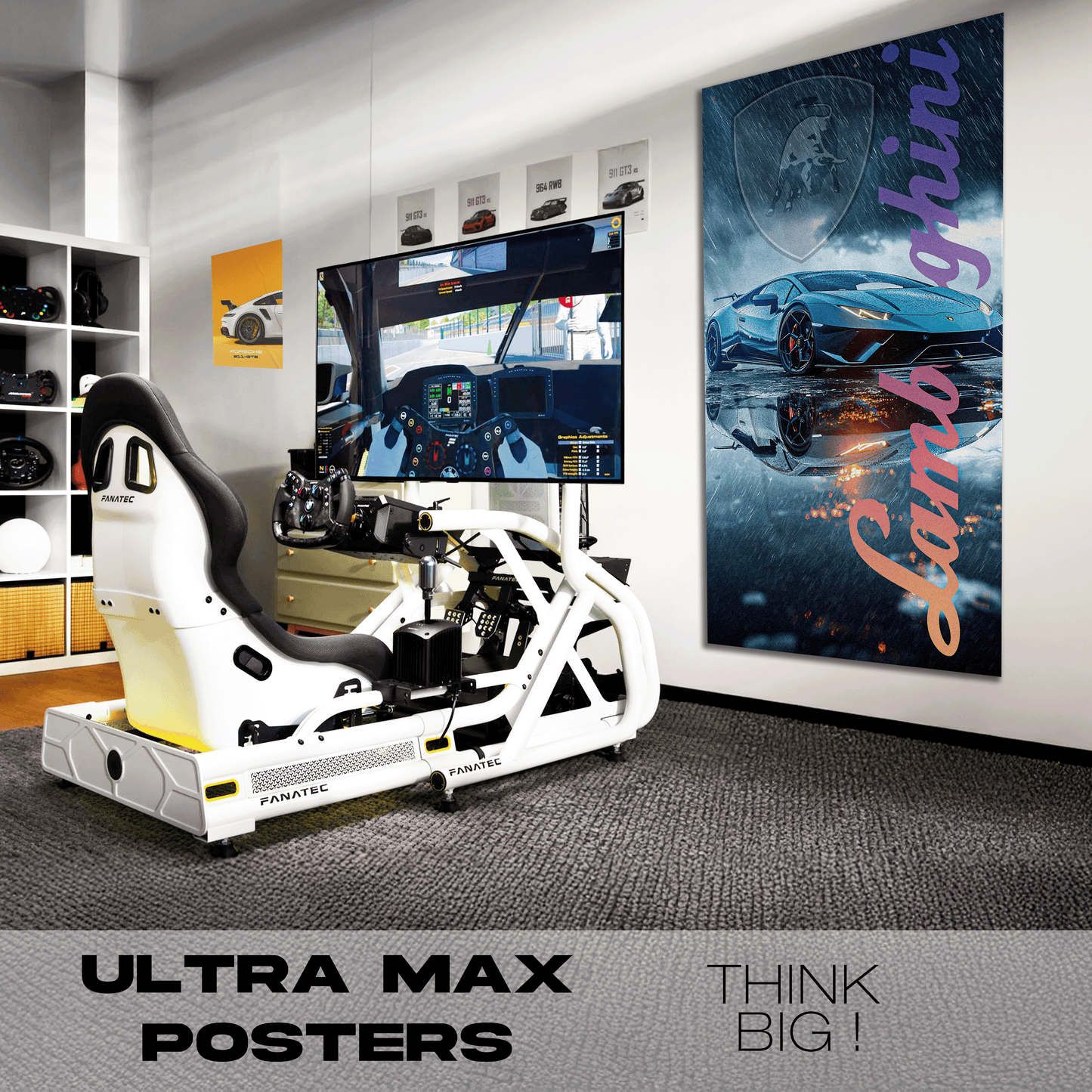 Lamborghini Grey - Ultra Max Poster