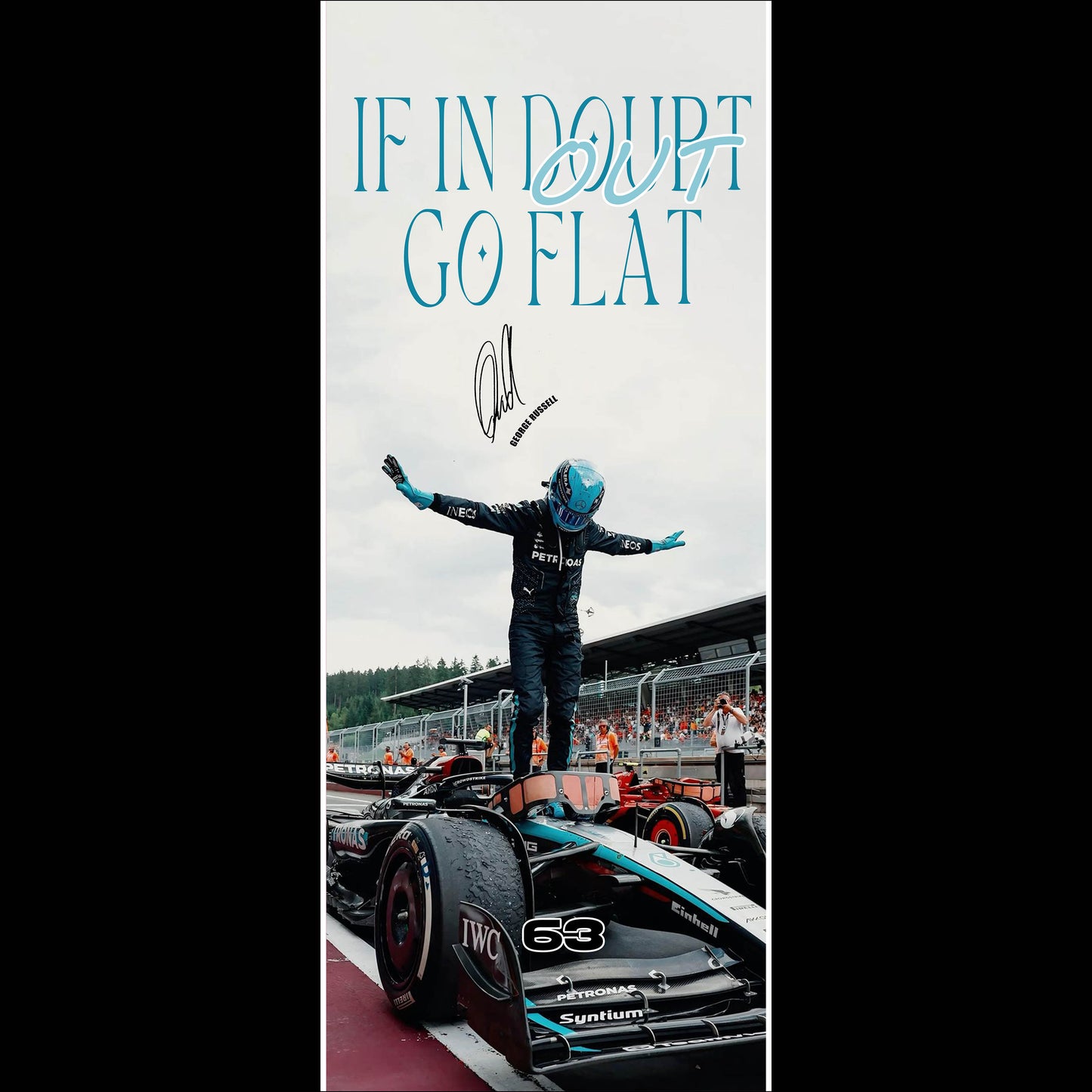 George Russell (if In doubt) - Long Poster