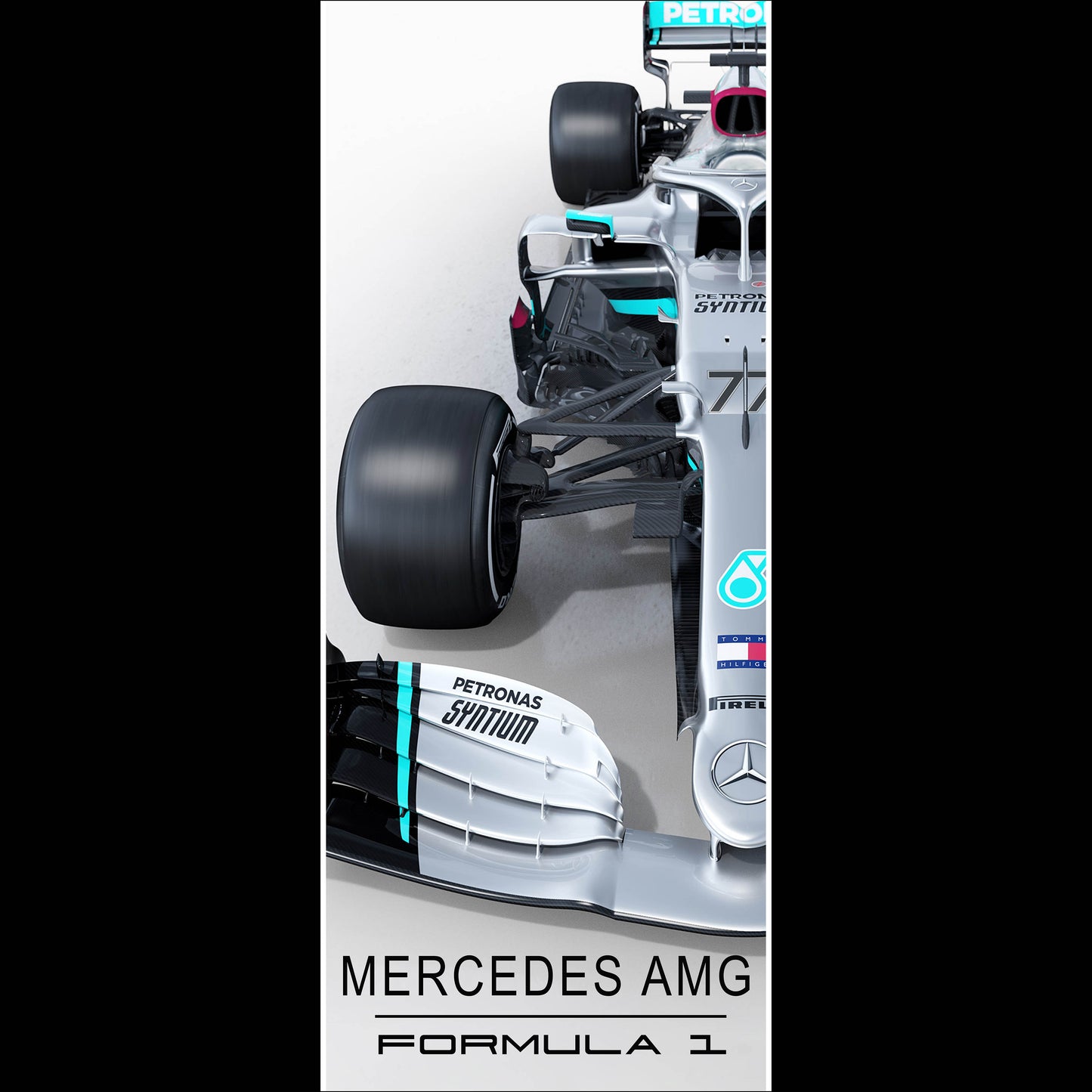 F1 Mercedez Petronas - Long Poster