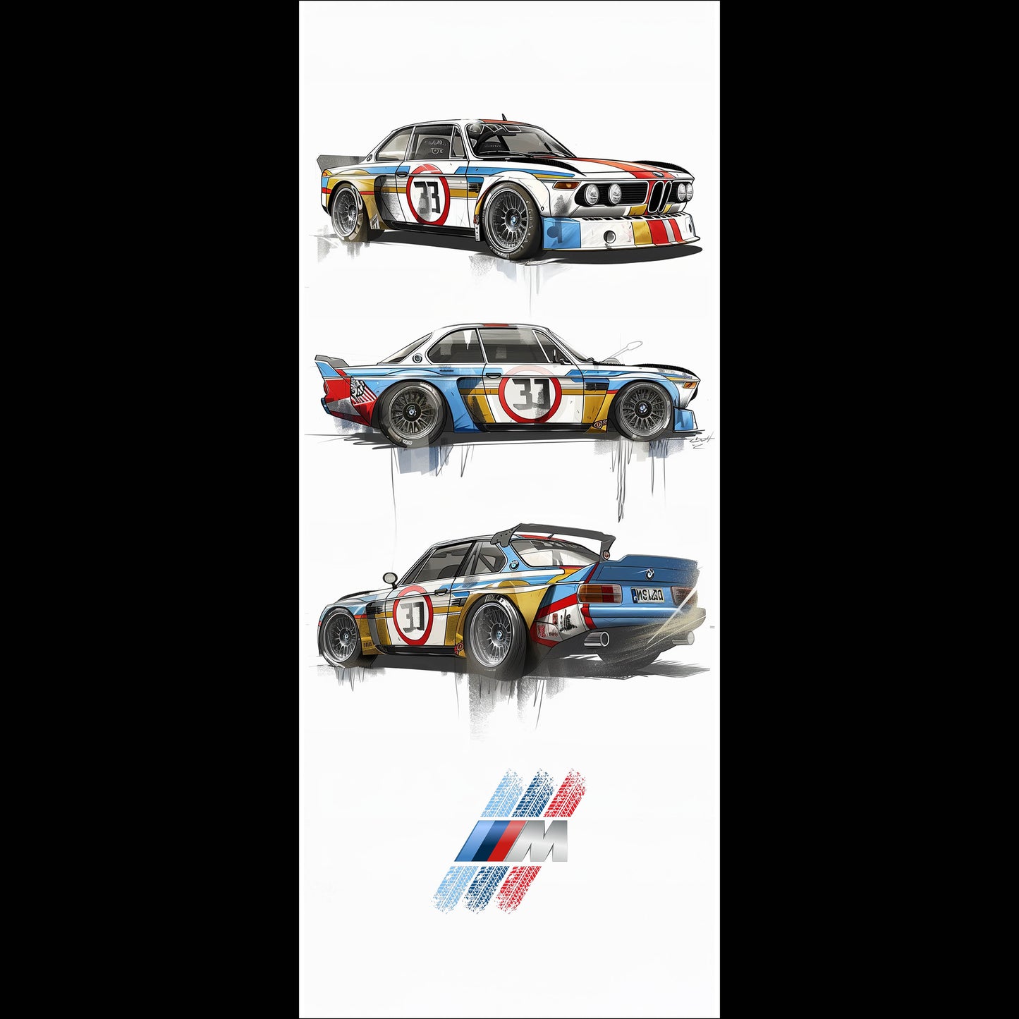 BMW 3.0 Racer - Long Poster