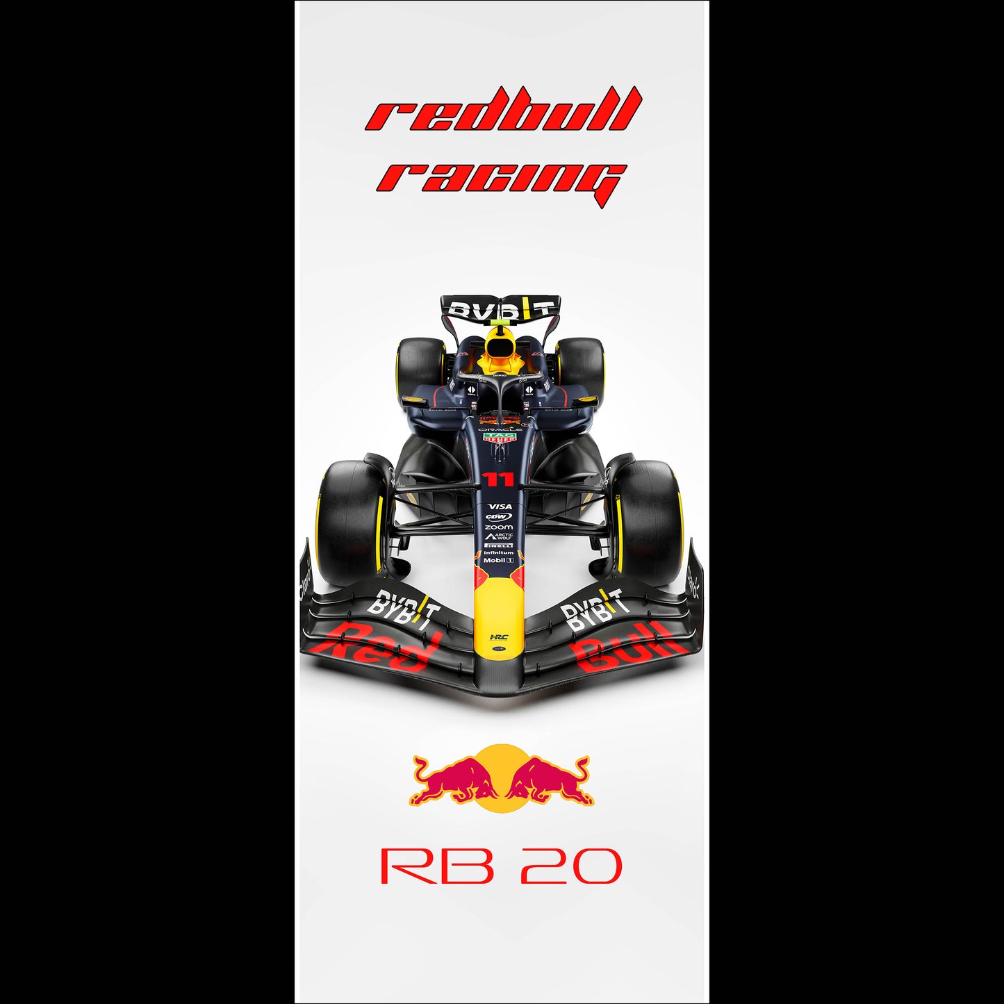 F1 RedBull RB20 - Long Poster