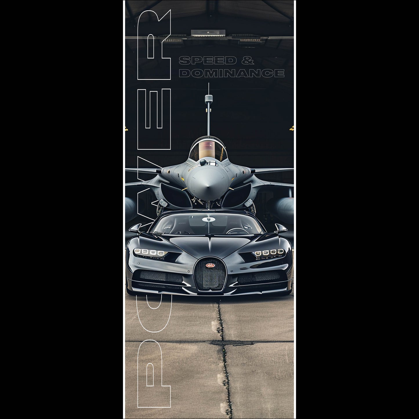 Rafalle Jet Bugatti - Long Poster