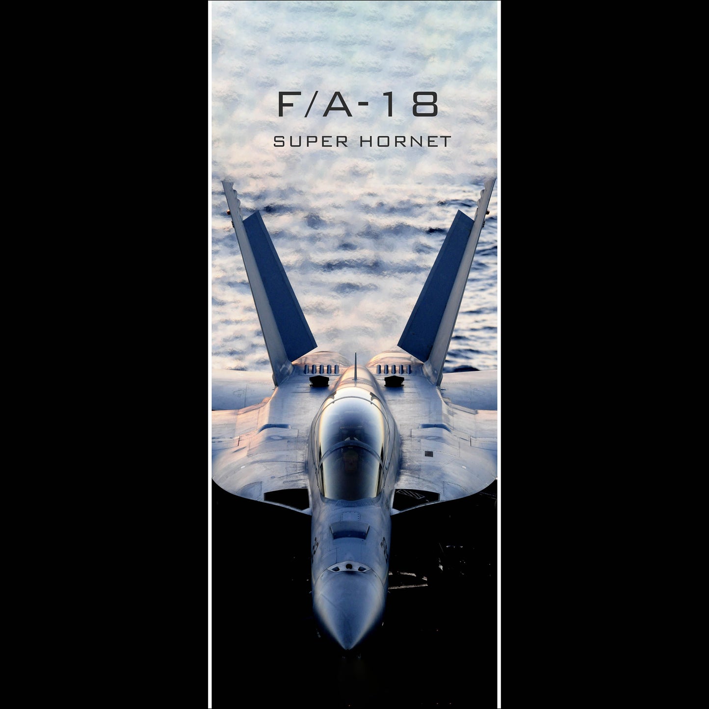 Fighter Jet - F18A - Long Poster