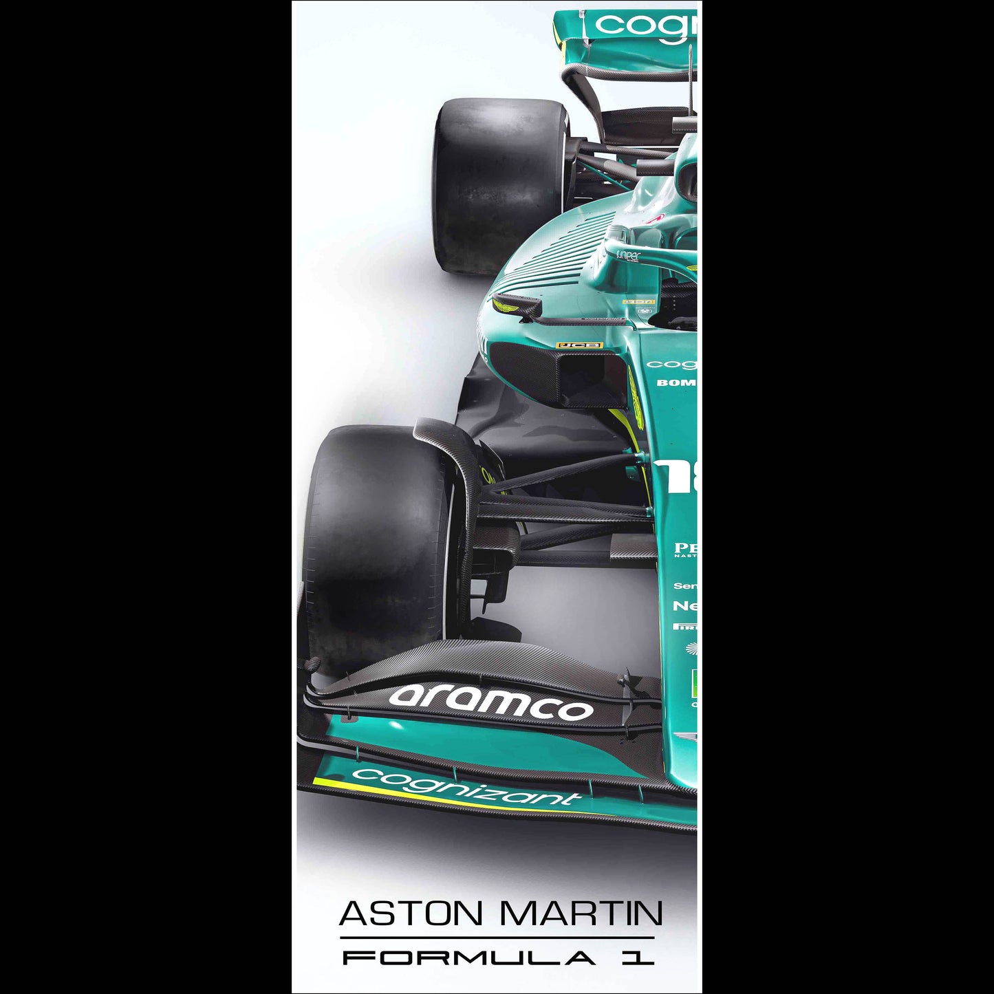 F1 Aston Martin - Long Poster