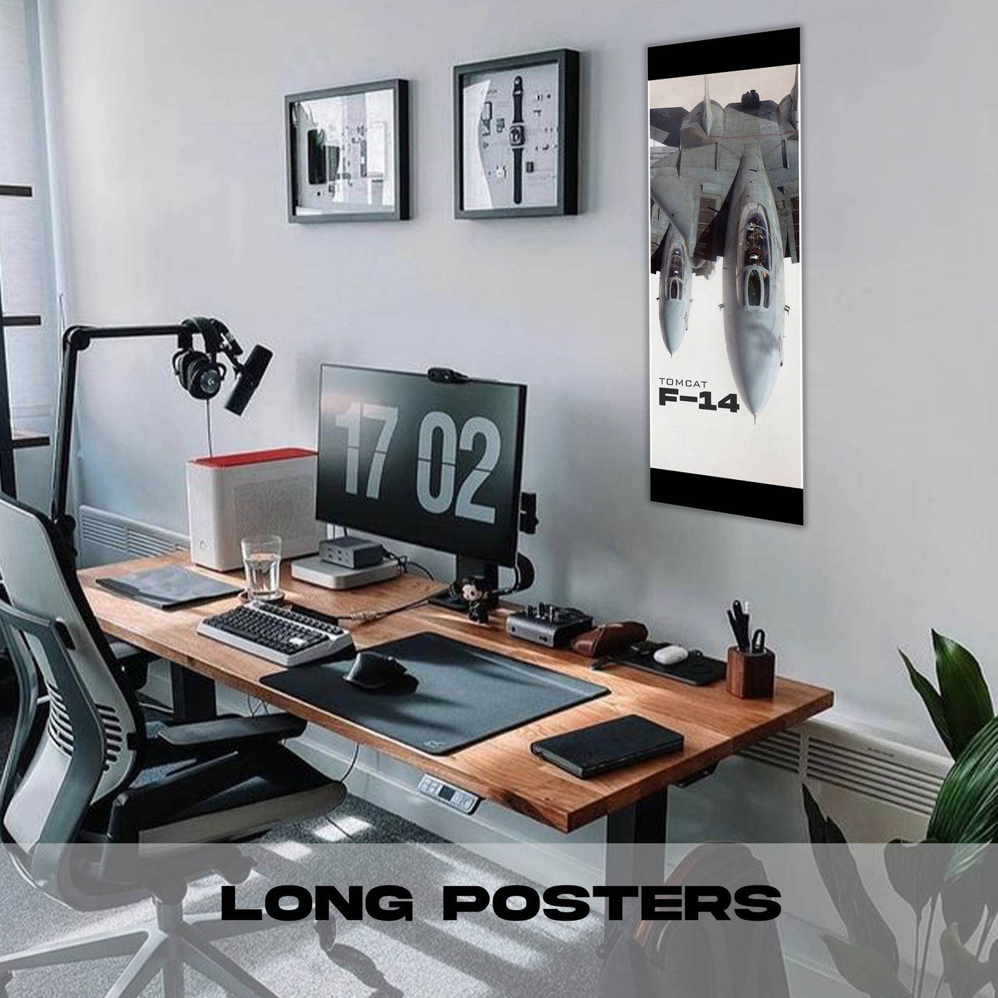 Fighter Jet F14 - Long Poster