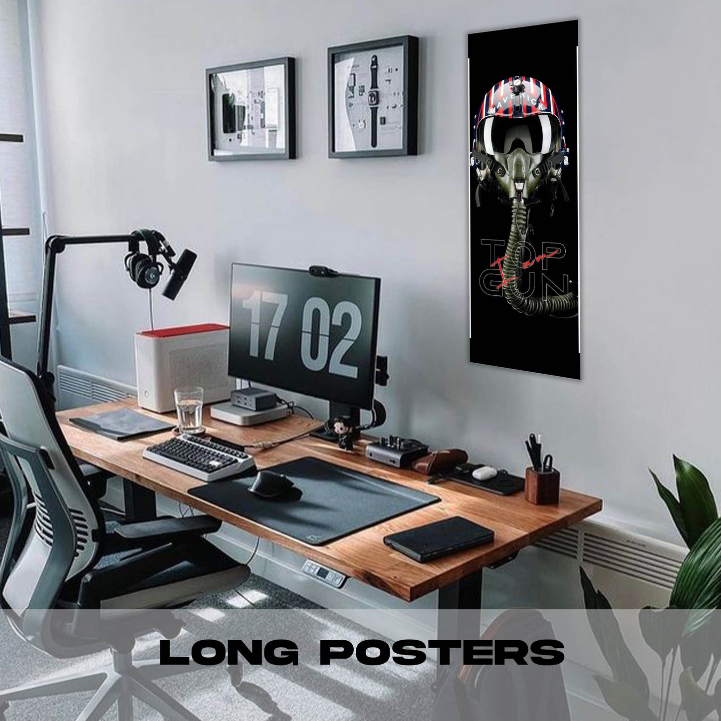 Maverick Helmet - Long Poster