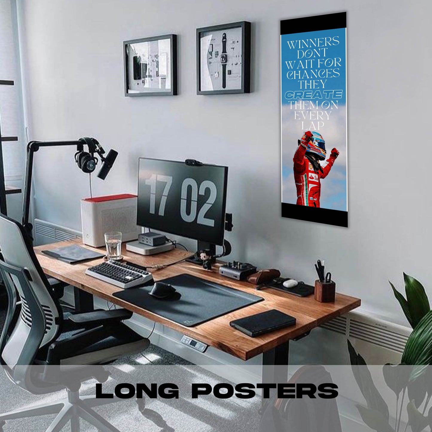 Man Winning Quote - Long Poster