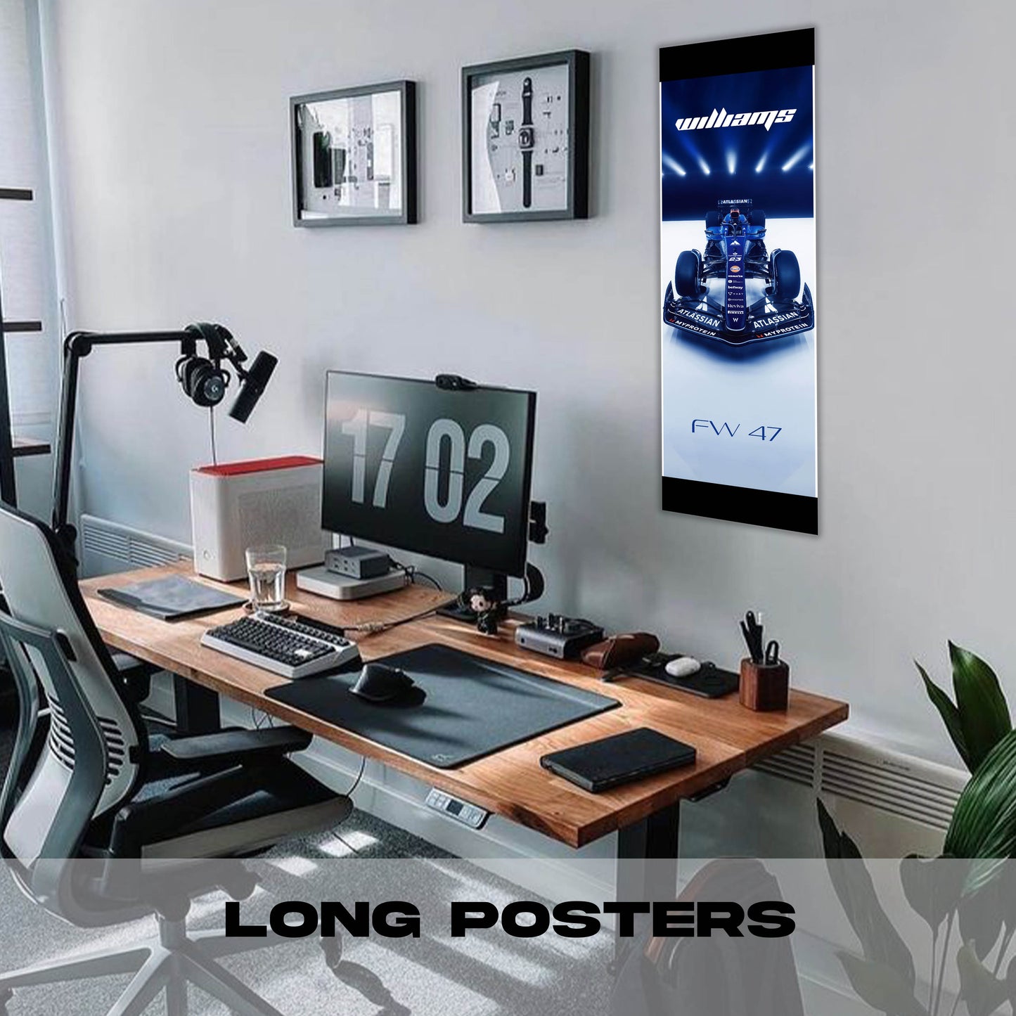 F1 Williams FW47 - Long Poster