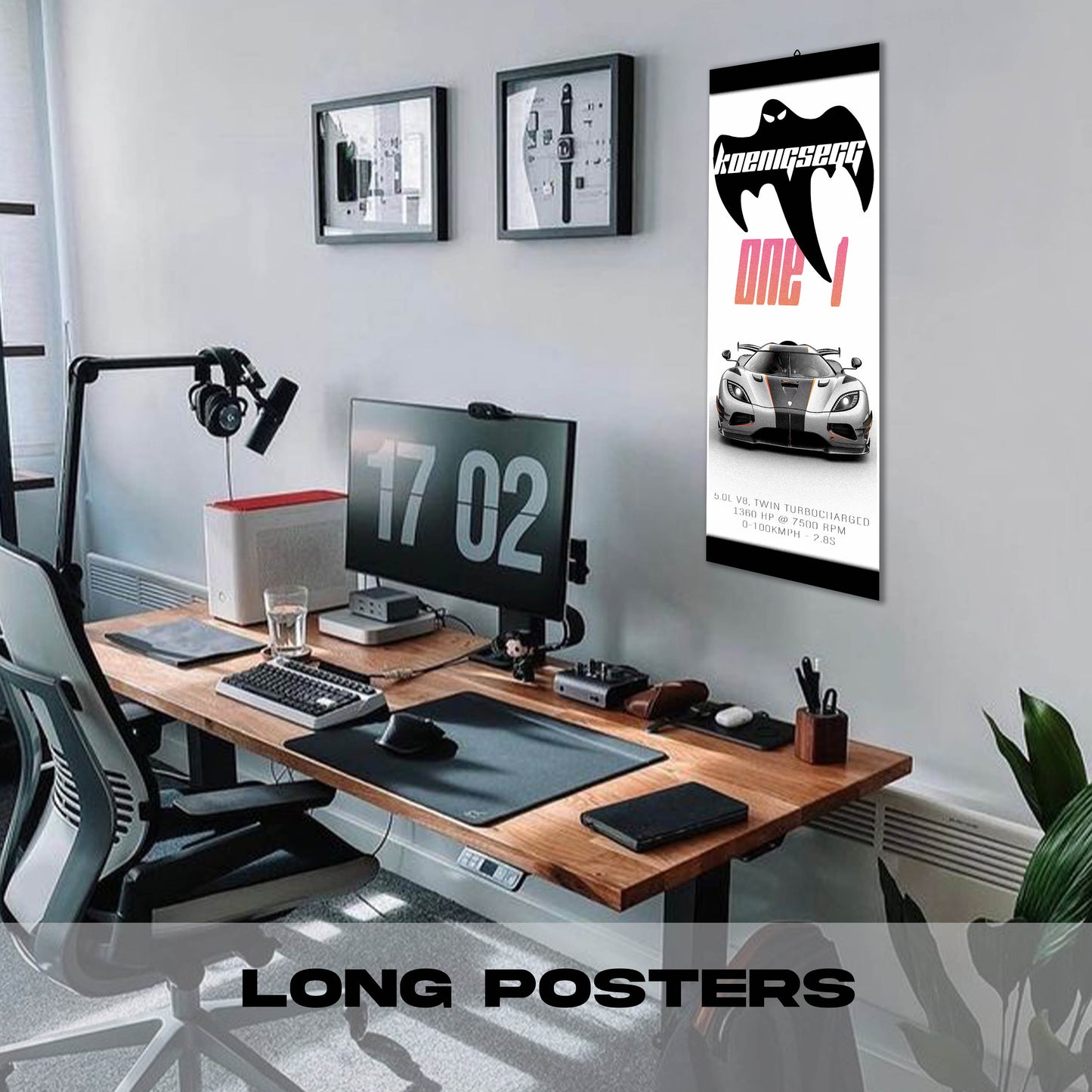 koenigsegg one - Long Poster