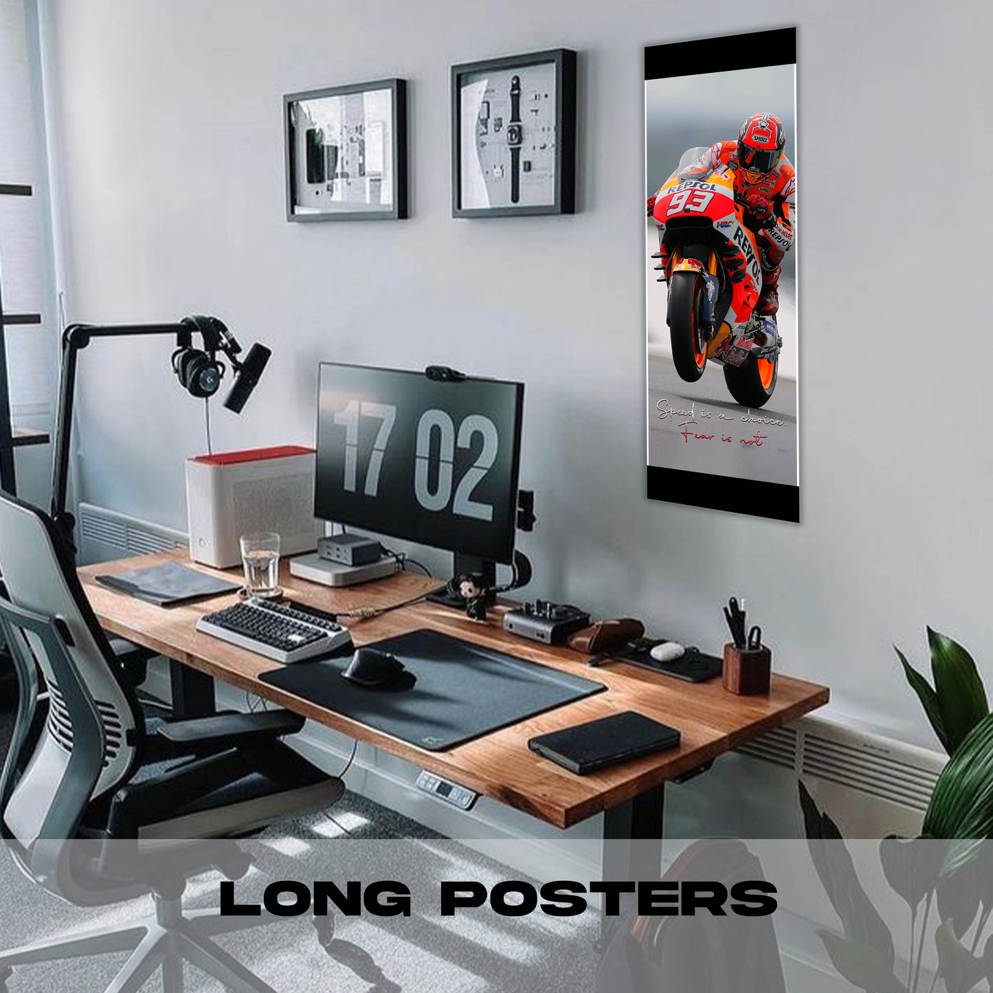 Speed is a choice - Long Poster
