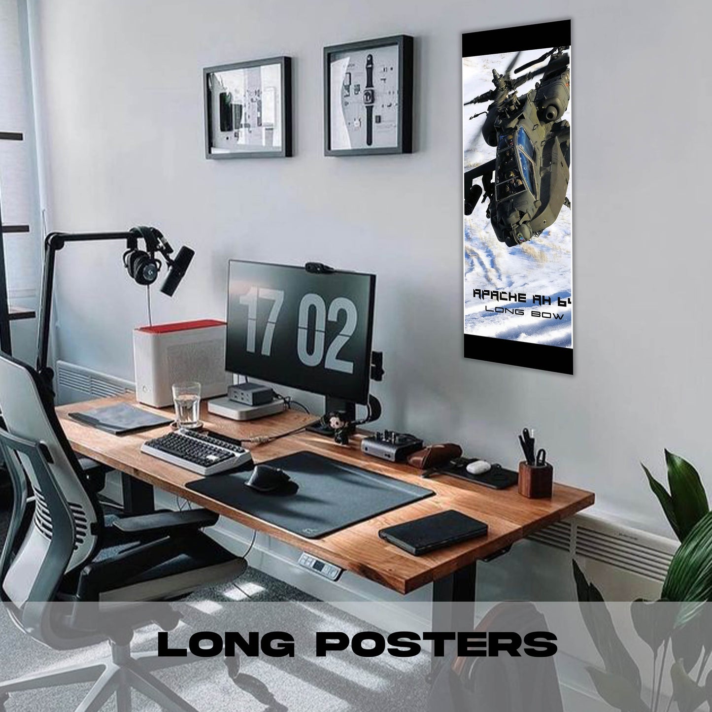 Apache AH64 - Long Poster