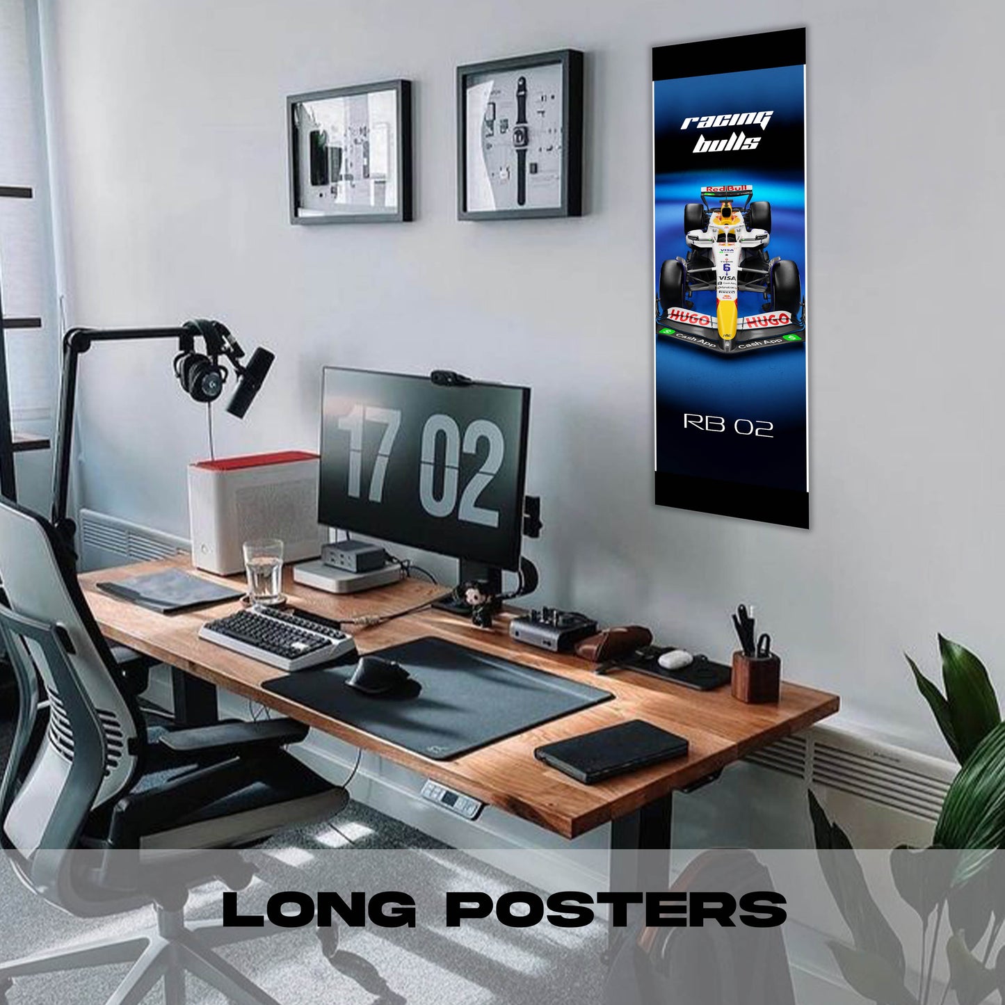 F1 Racing Bulls RB02 - Long Poster