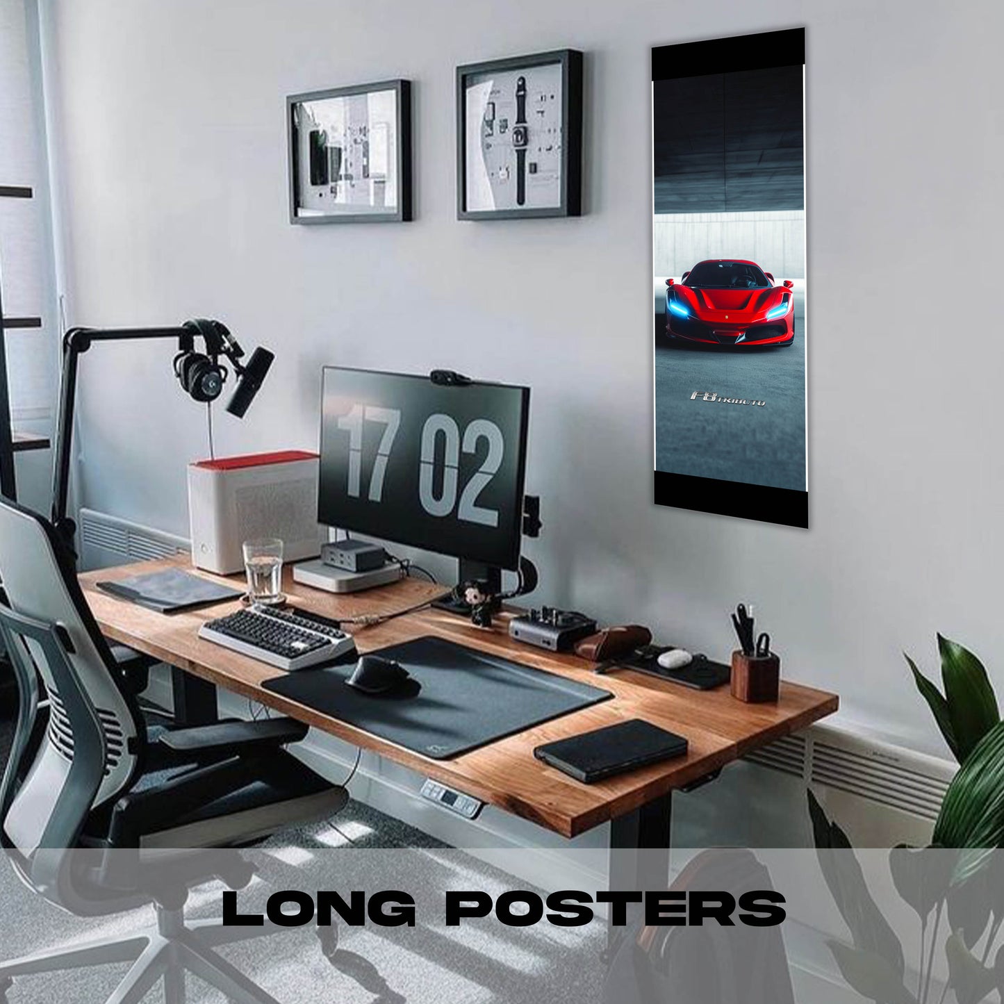 Ferrari F8 - Long Poster