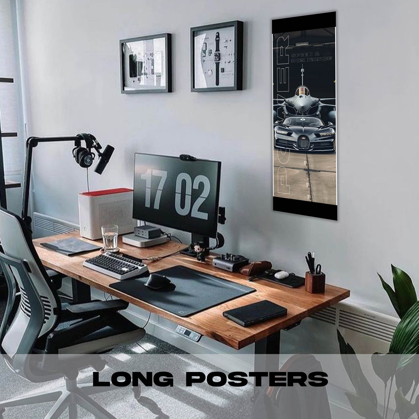 Rafalle Jet Bugatti - Long Poster