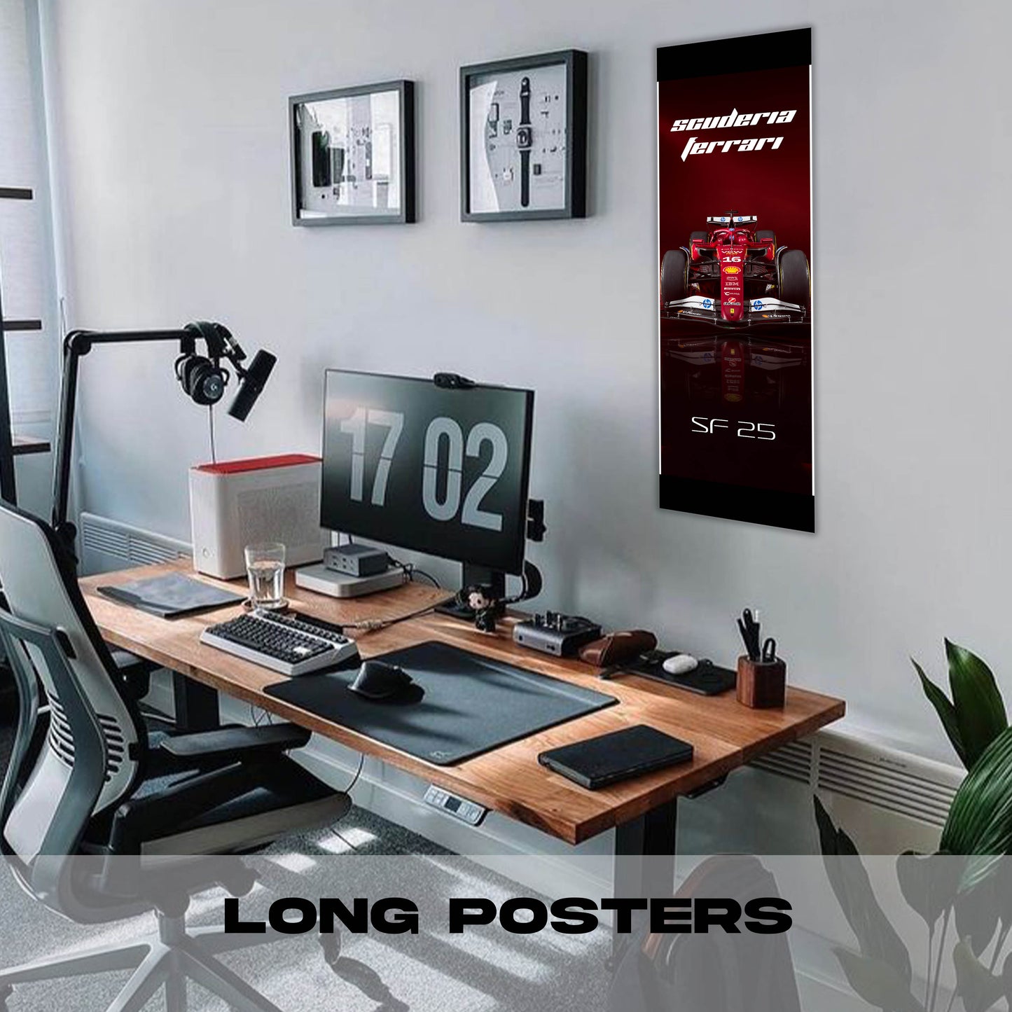 F1 Scuderia Ferrari SF25 - Long Poster