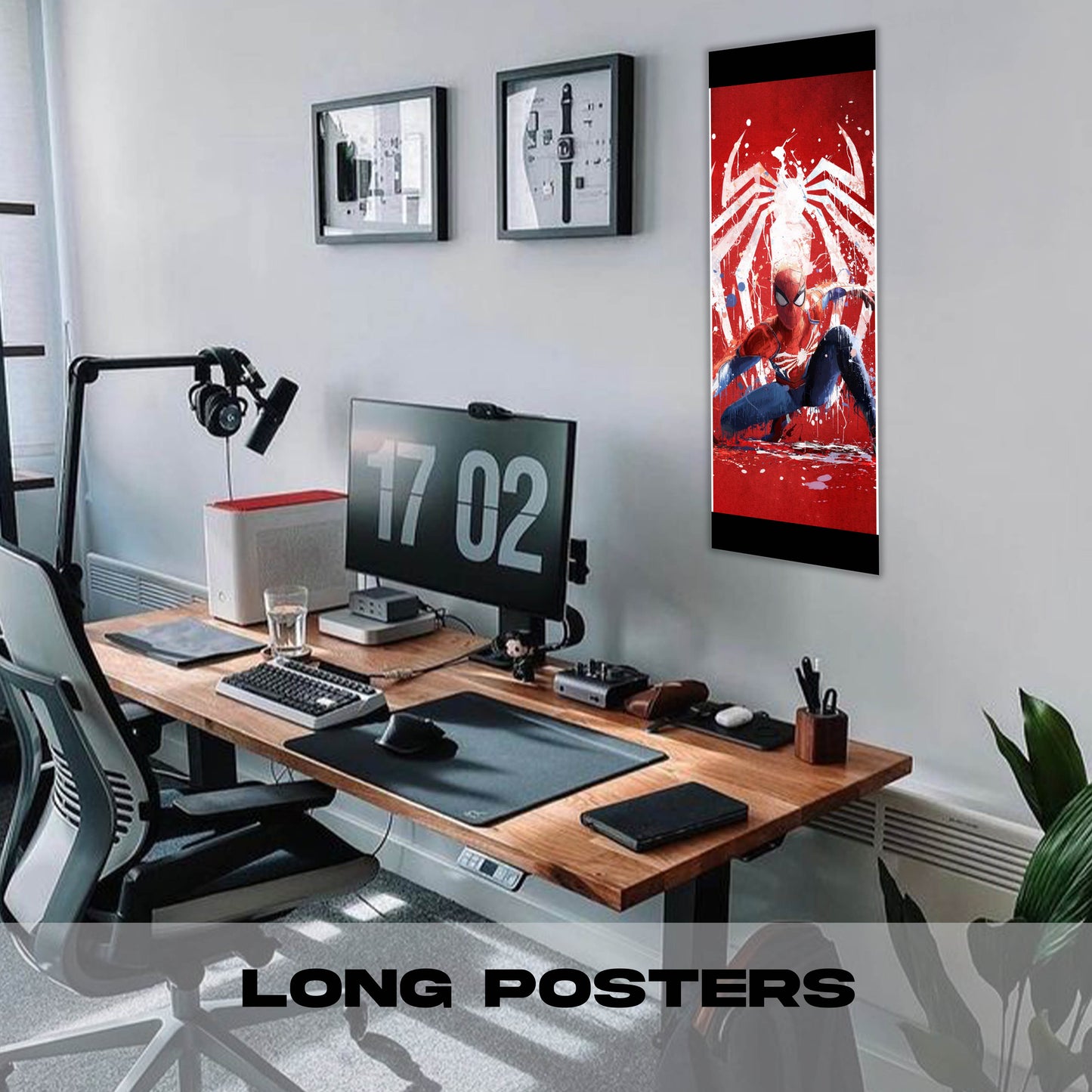 Spider Man Illustration - Long Poster