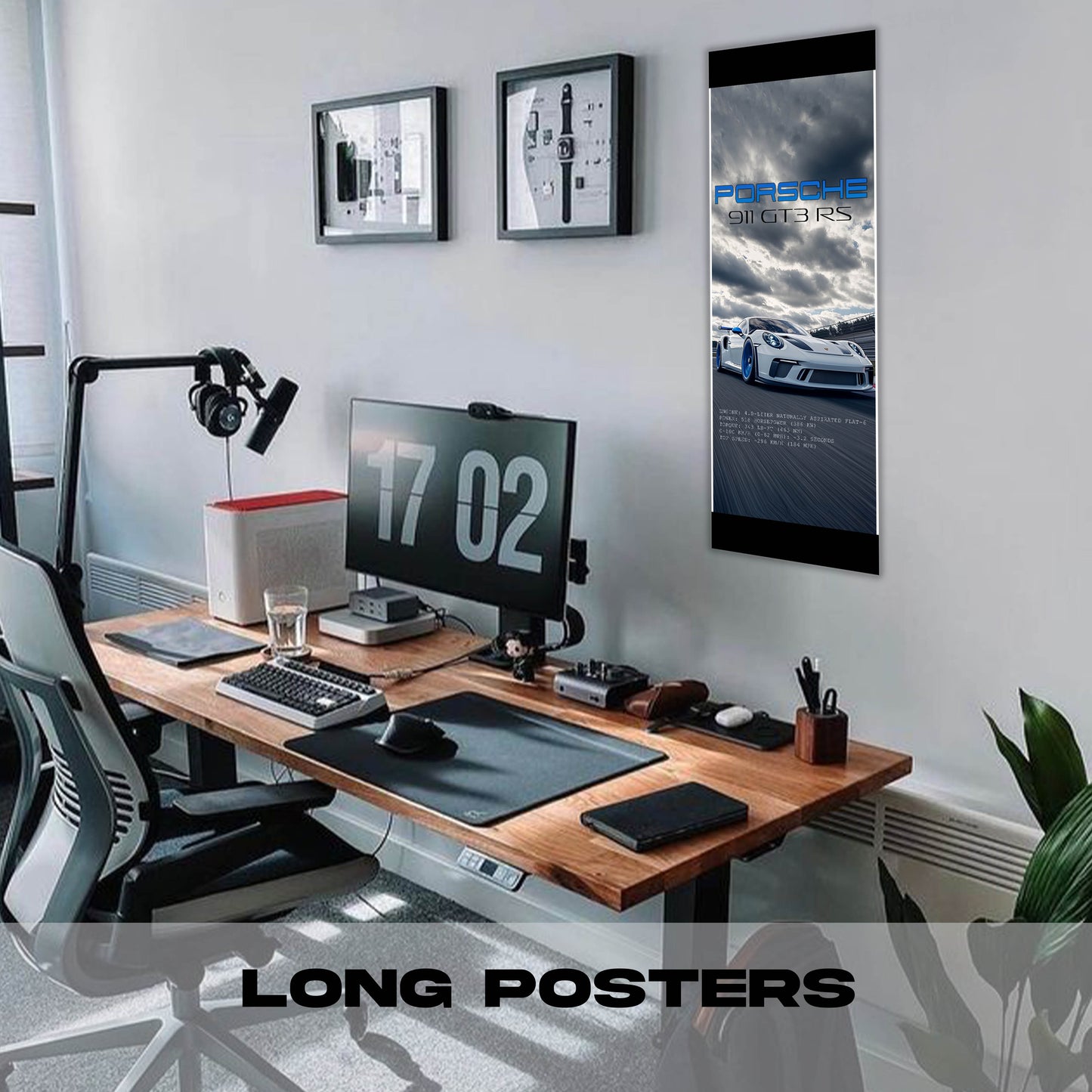 Porsche 911 GT3 RS - Long Poster