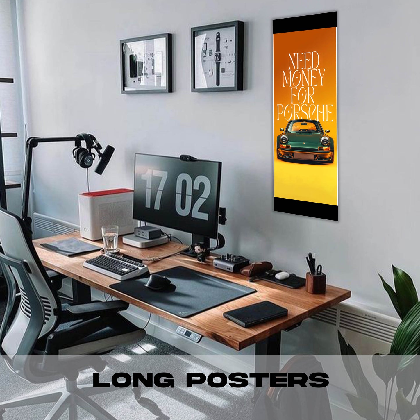 Need money for porsche - Long Poster