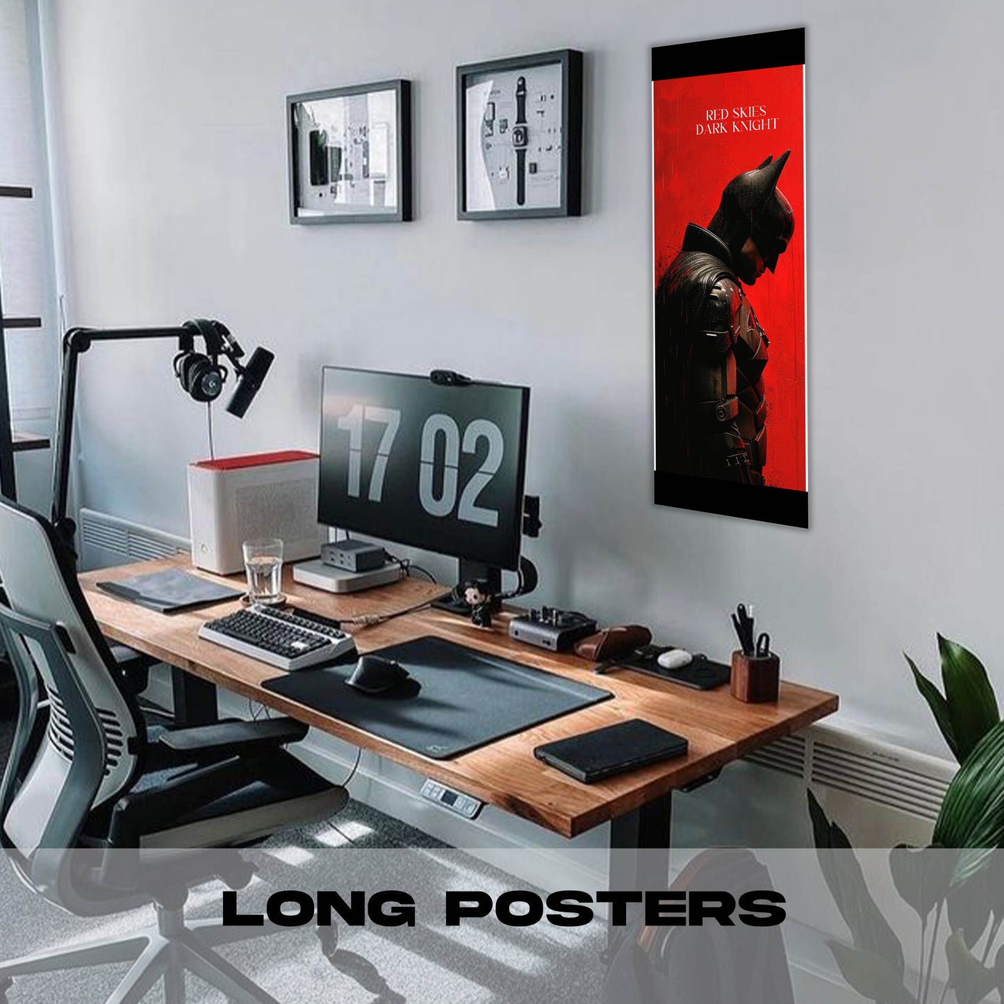 Batman Red - Long Poster