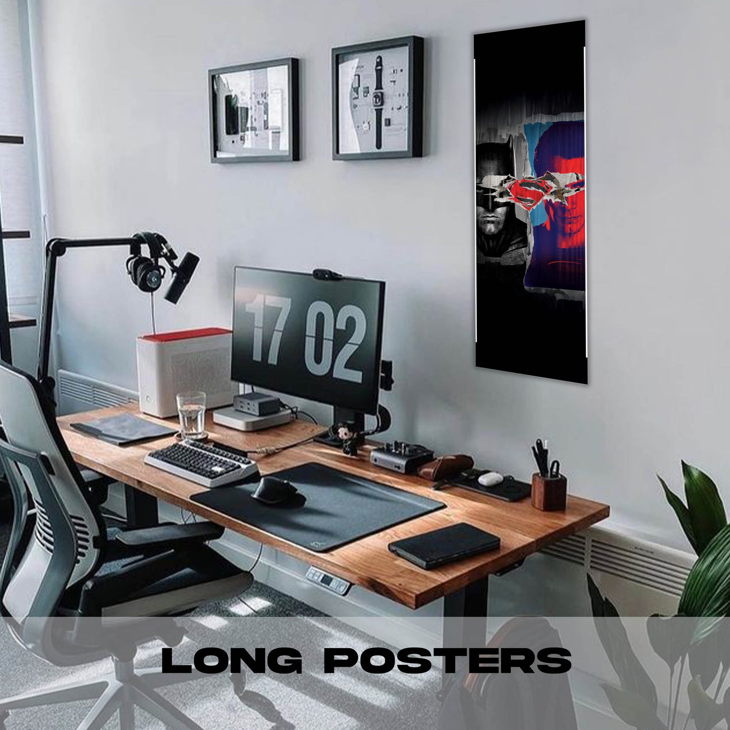 Super vs Batman - Long Poster