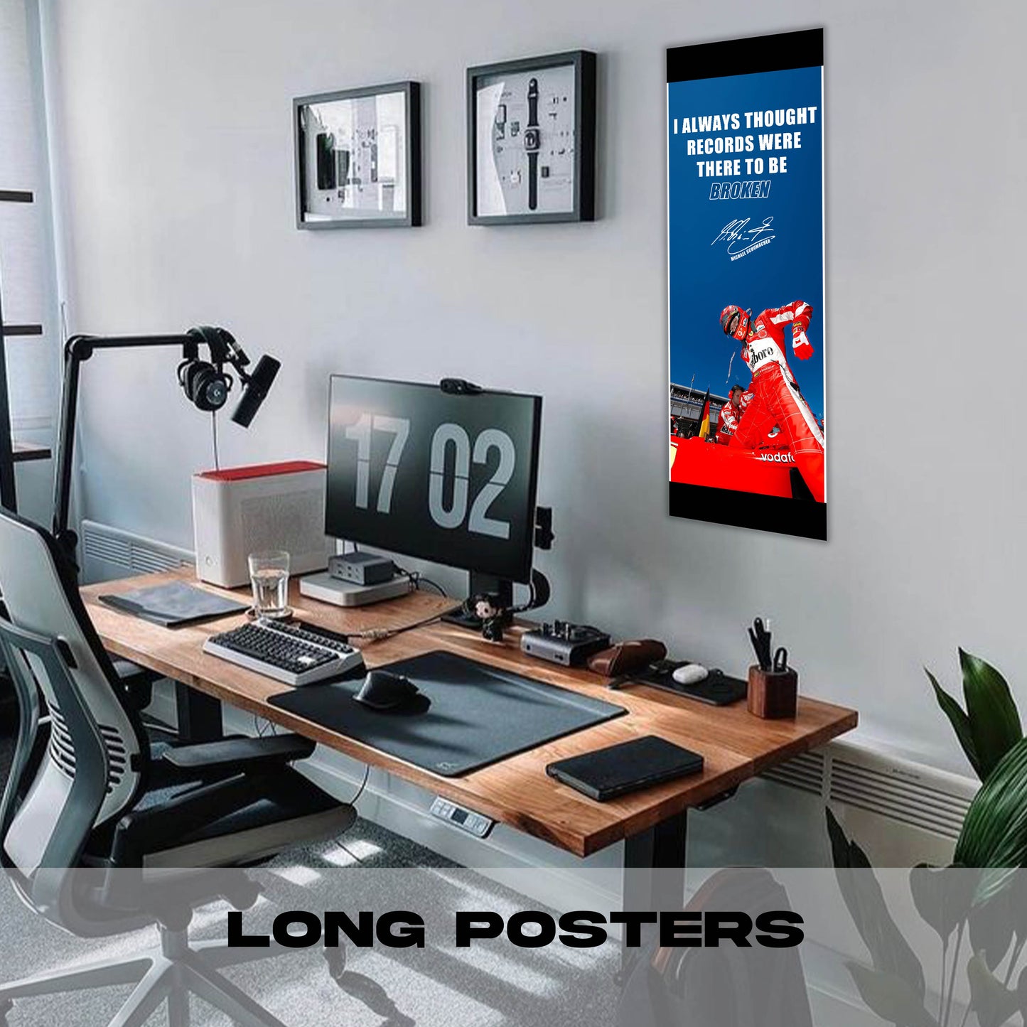 michael shumacher - Long Poster