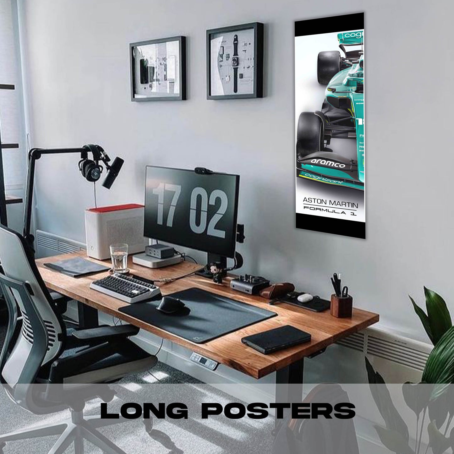 F1 Aston Martin - Long Poster