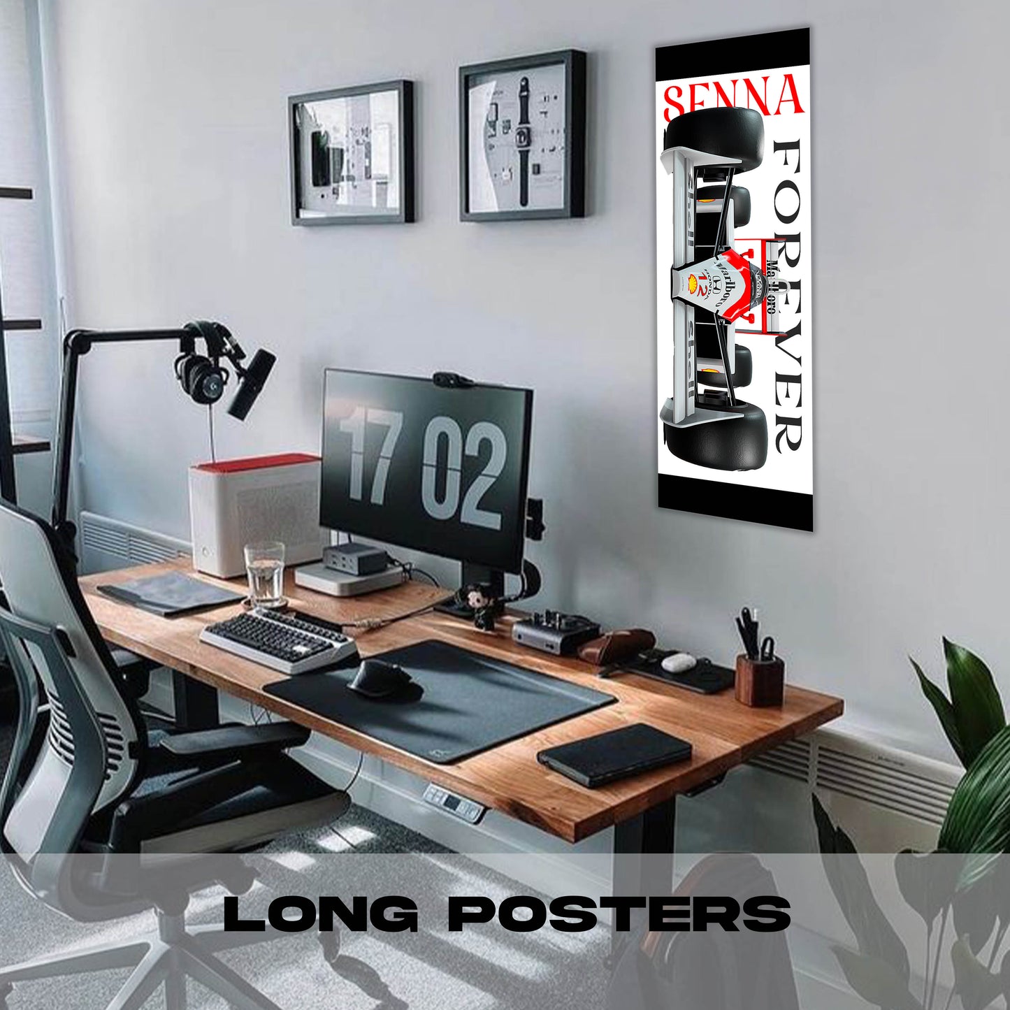F1 Senna - Long Poster