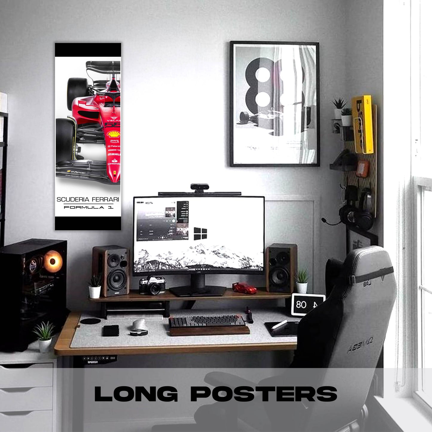 F1 Ferrari - Long Poster