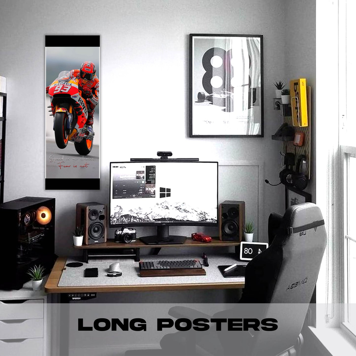Speed is a choice - Long Poster