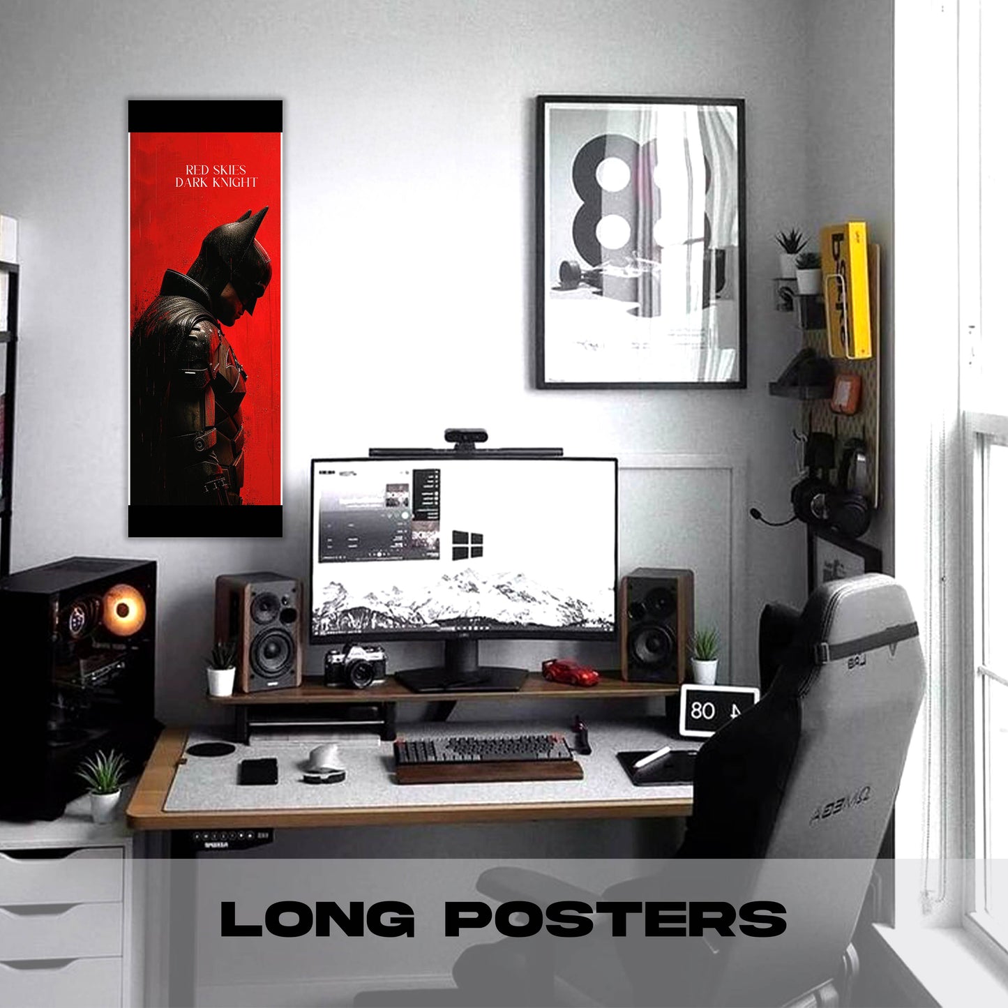 Batman Red - Long Poster