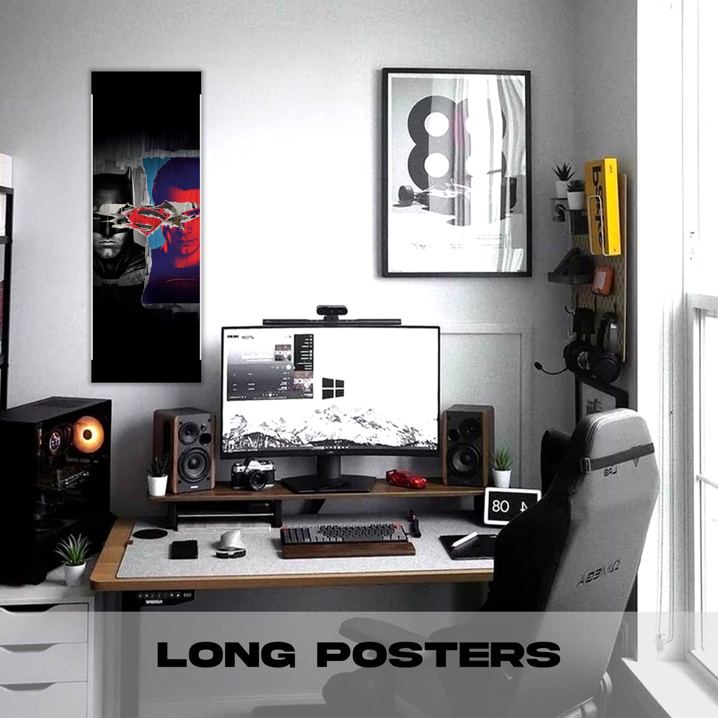 Super vs Batman - Long Poster