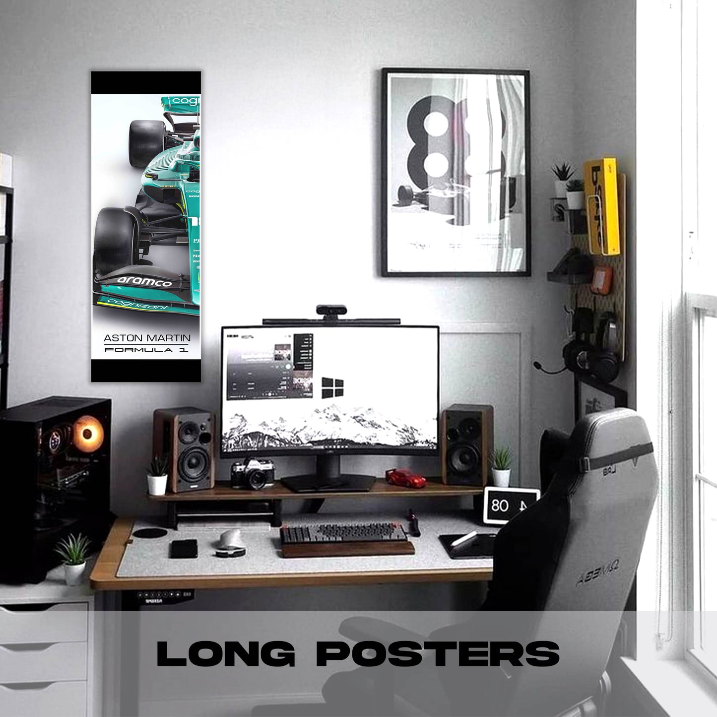 F1 Aston Martin - Long Poster