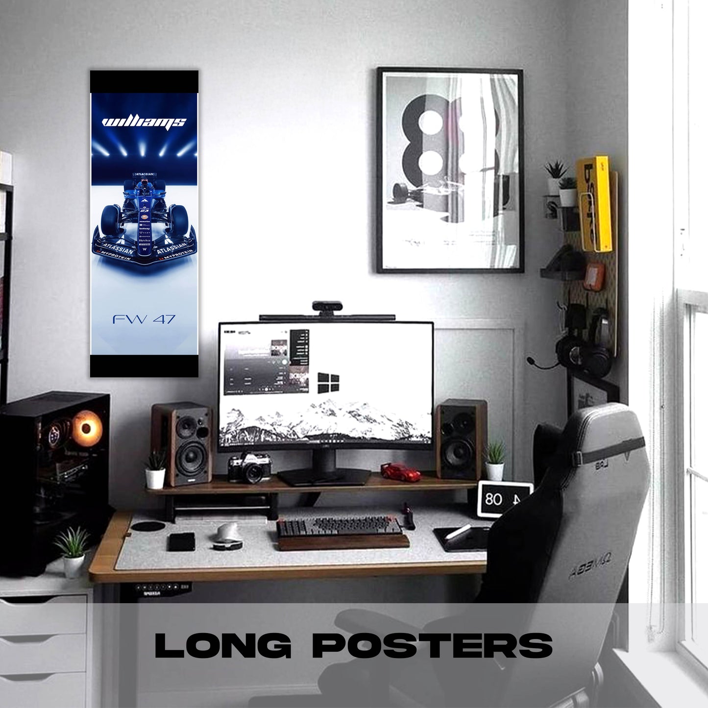 F1 Williams FW47 - Long Poster