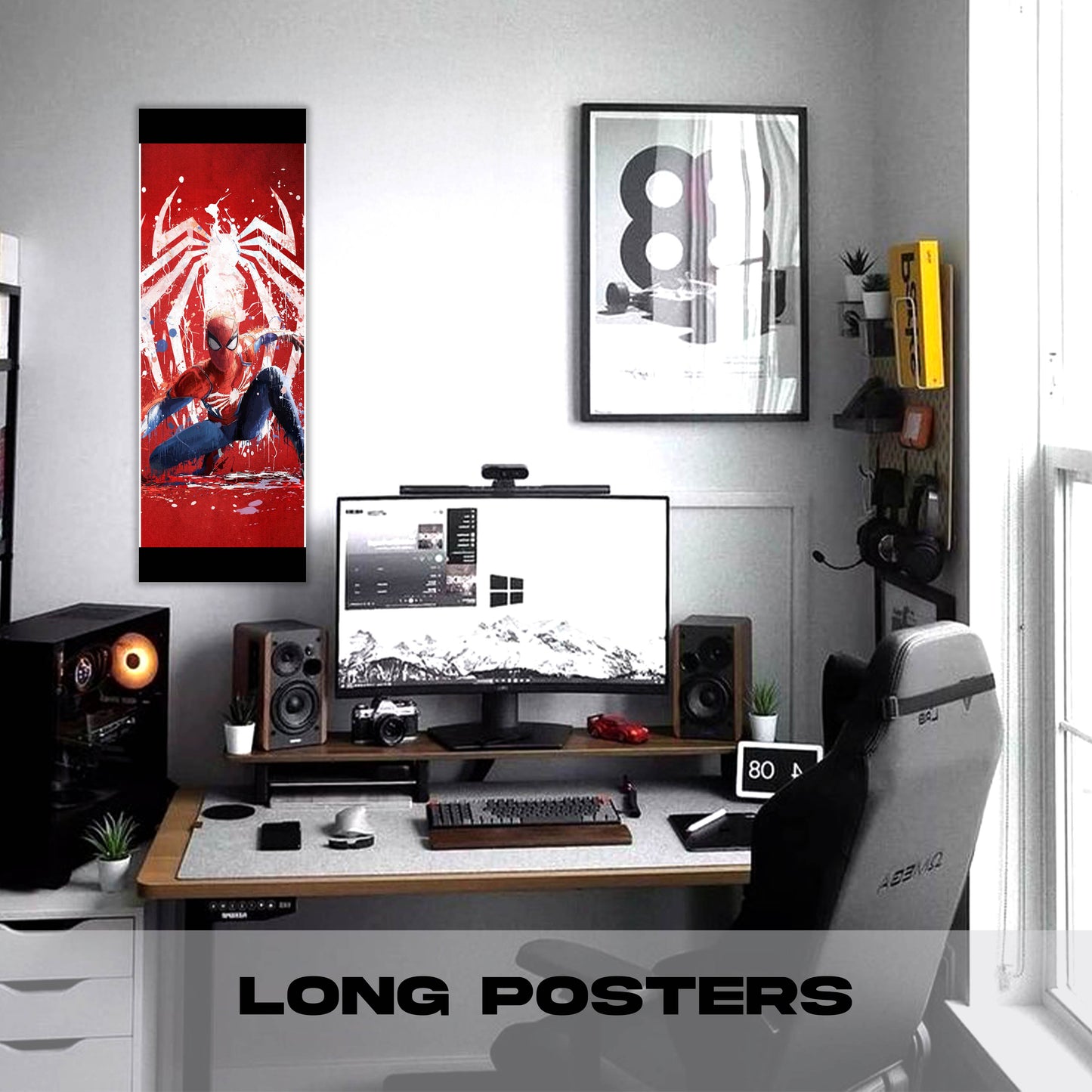 Spider Man Illustration - Long Poster
