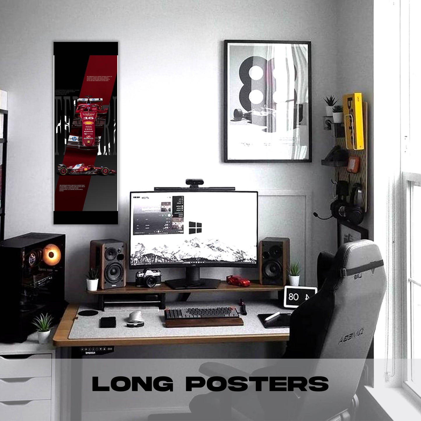 F1 Ferrari 25 Theme - Long Poster