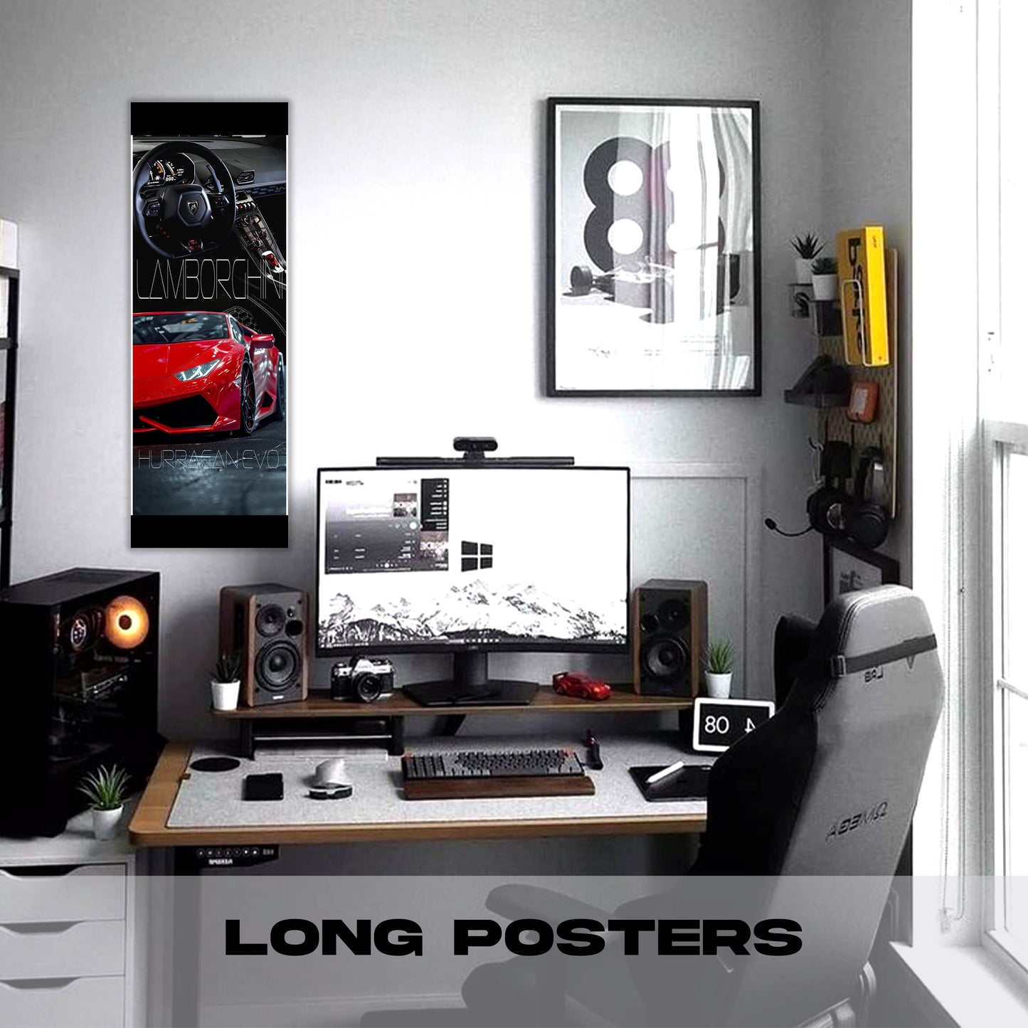 Lamborghini red - Long Poster