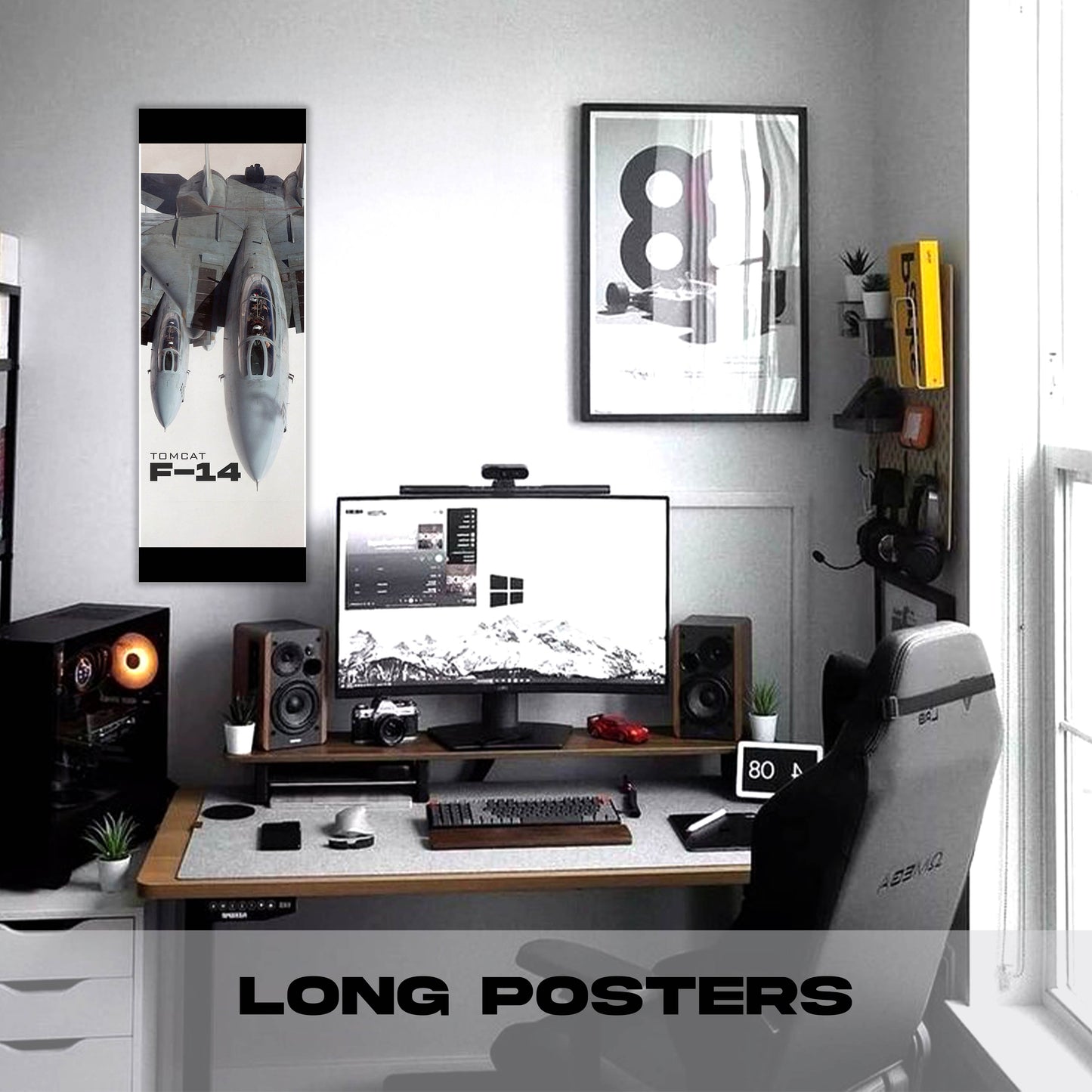 Fighter Jet F14 - Long Poster