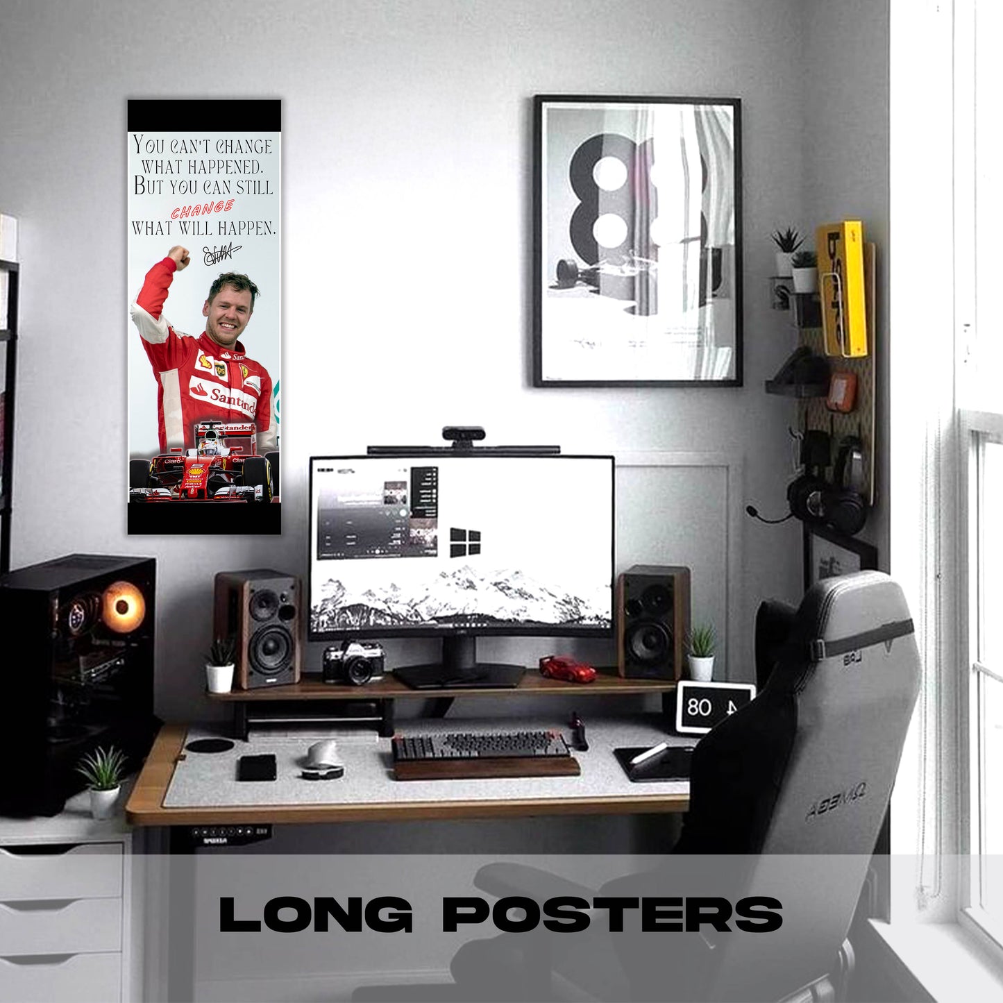 Sebastian Vettel - Long Poster