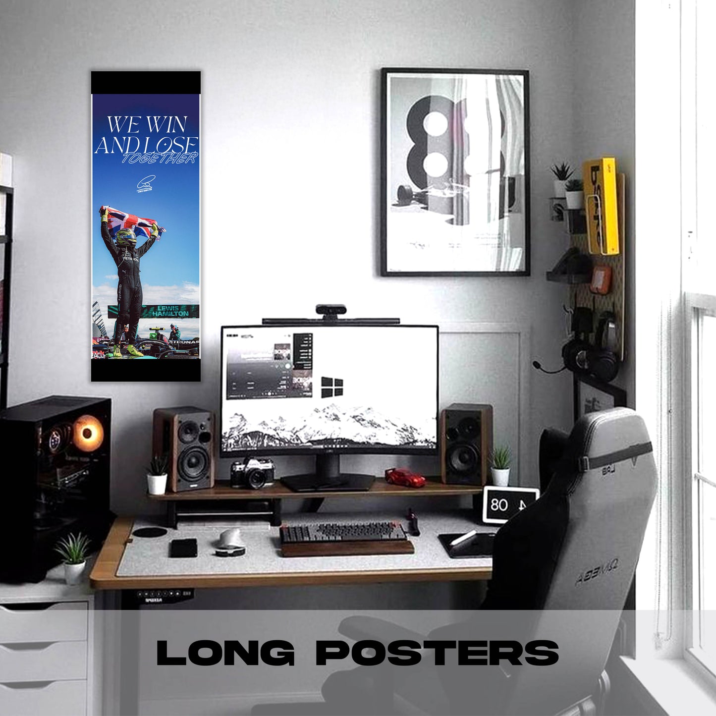 lewis Hamilton - Long Poster