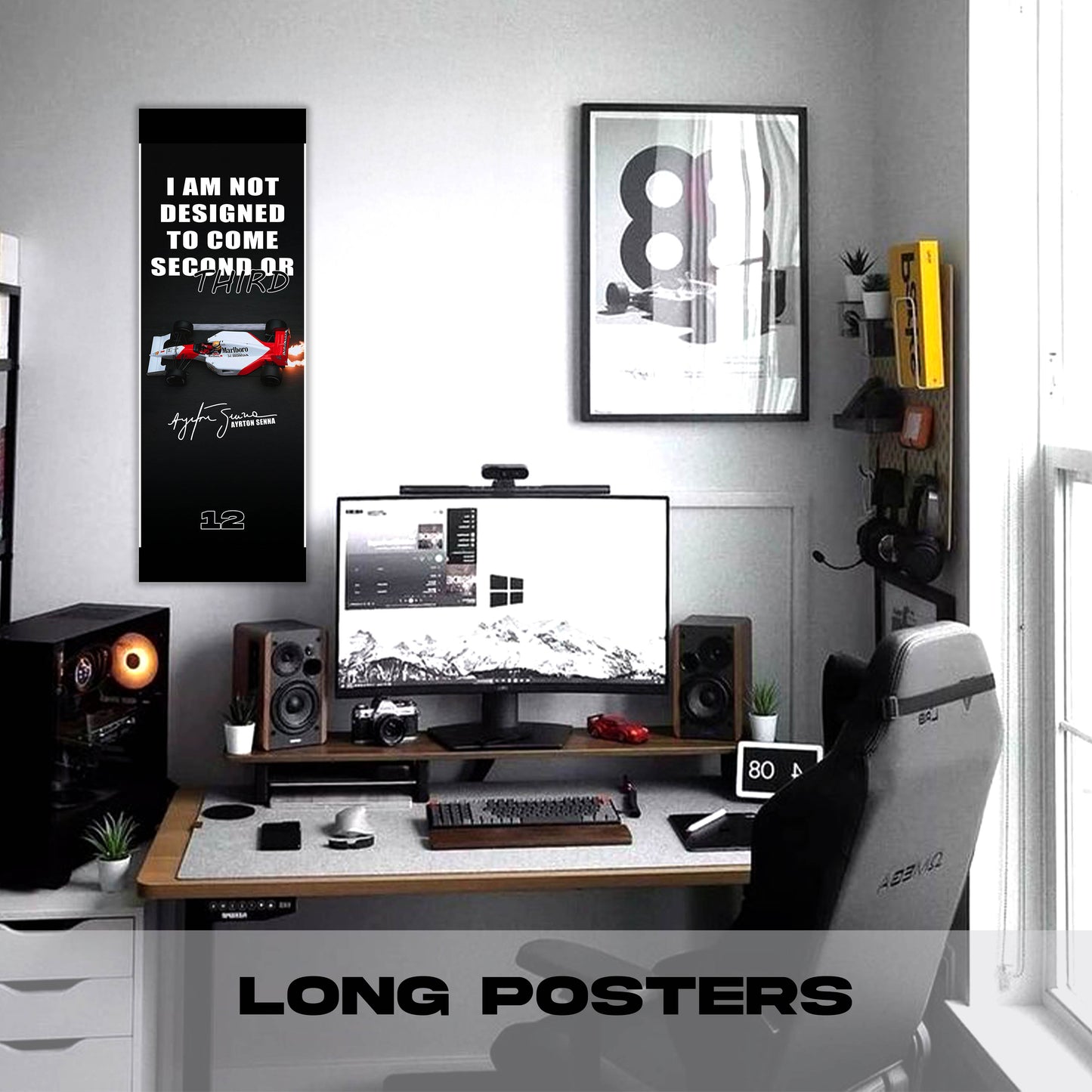Ayrton Senna - Long Poster