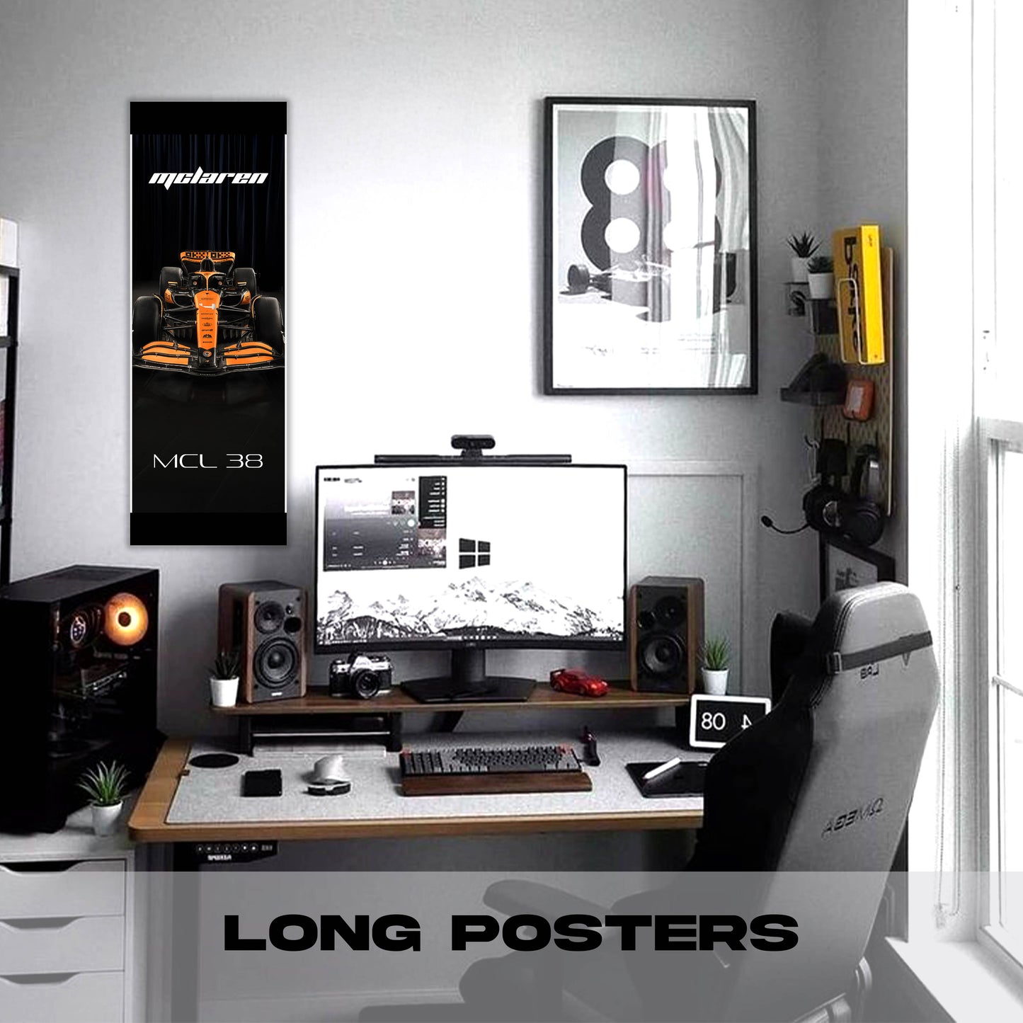McLaren MCL38 - Long Poster